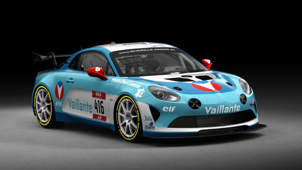 Alpine A110 GT4, skin Vaillante