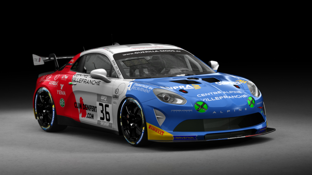 Alpine A110 GT4, skin rm_gt4_european_series_2019_cmr_36