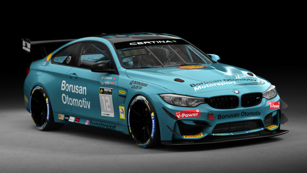 BMW M4 GT4, skin Borusan Otomotiv Motorsport 2018