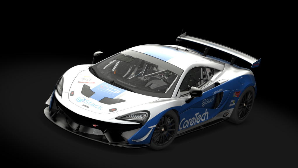 McLaren 570S GT4, skin racing_one_bernardini