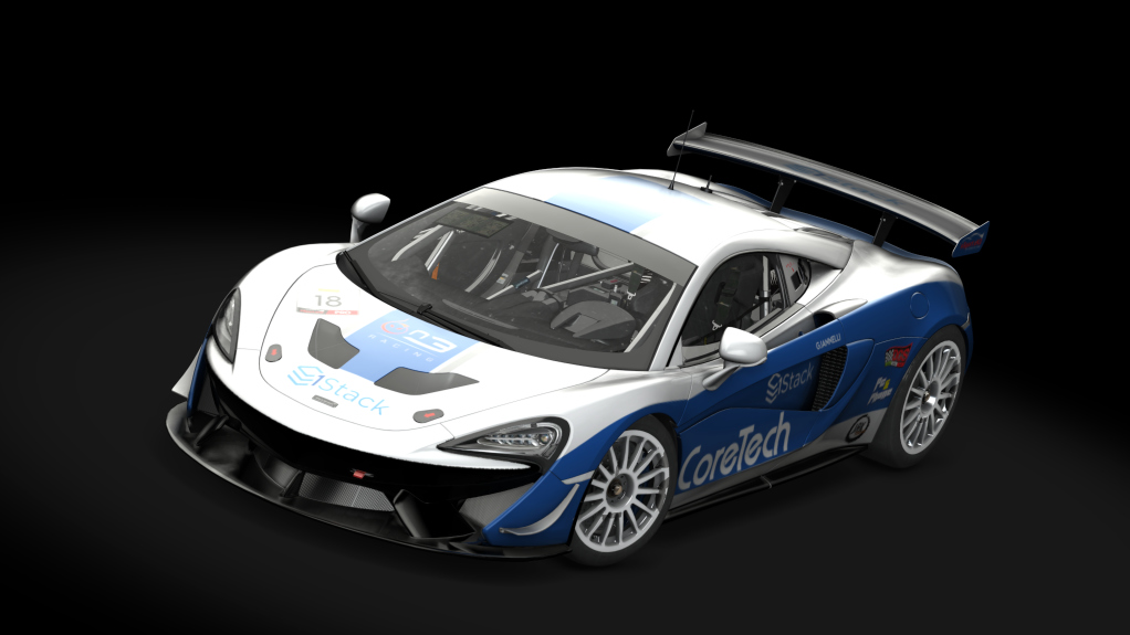 McLaren 570S GT4, skin racing_one_iannelli