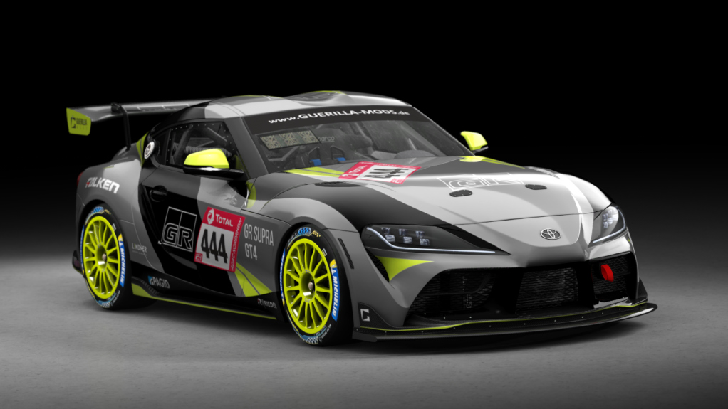 Toyota Supra GT4, skin GR_Racing_Silver