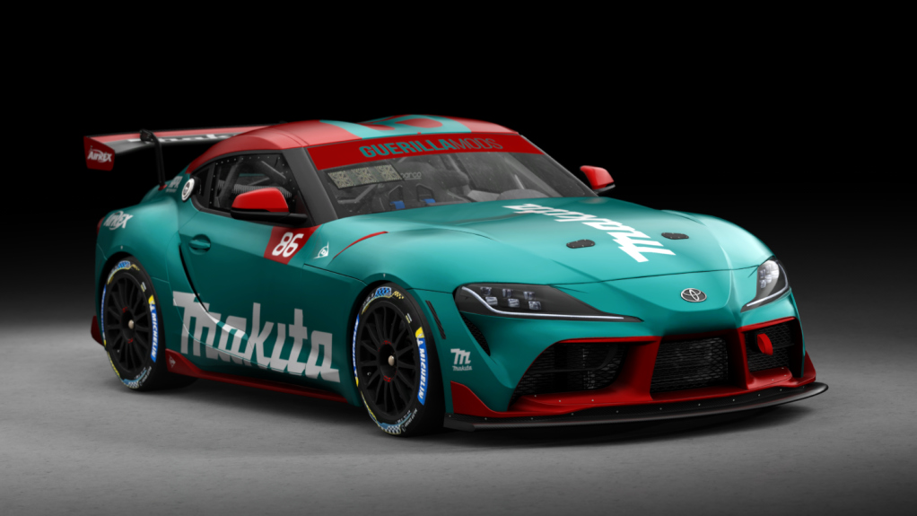 Toyota Supra GT4, skin Makita