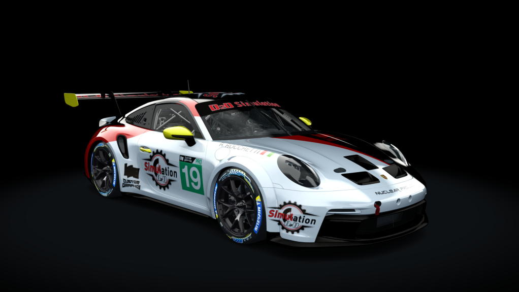 Porsche 911 GT3 Cup 992, skin d2d_alberti