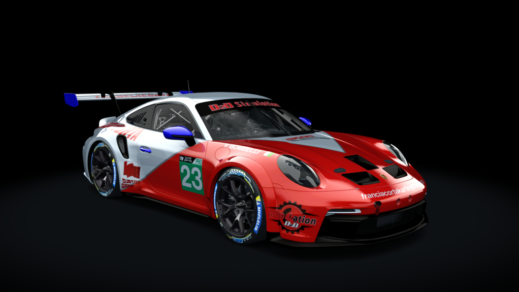 Porsche 911 GT3 Cup 992, skin d2d_fk_bombelli