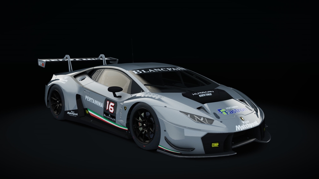 Lamborghini Huracan GT3, skin Racing_Grey