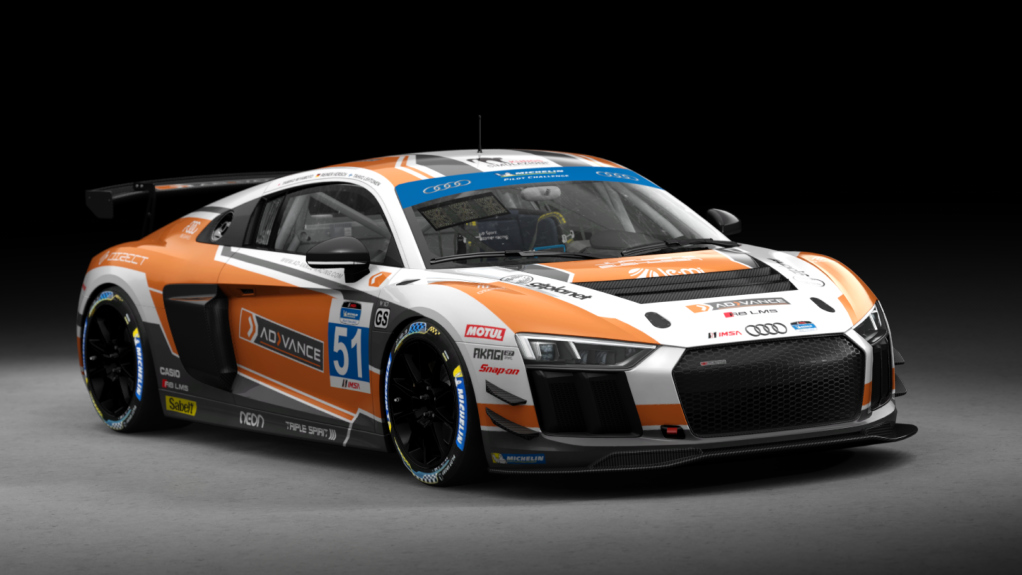 Audi R8 LMS GT4, skin AD VANCE