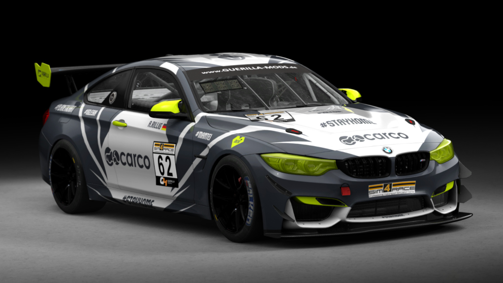 BMW M4 GT4, skin 62_rillig_4k