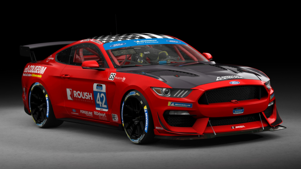 Ford Mustang GT4, skin American_Wheelman_42