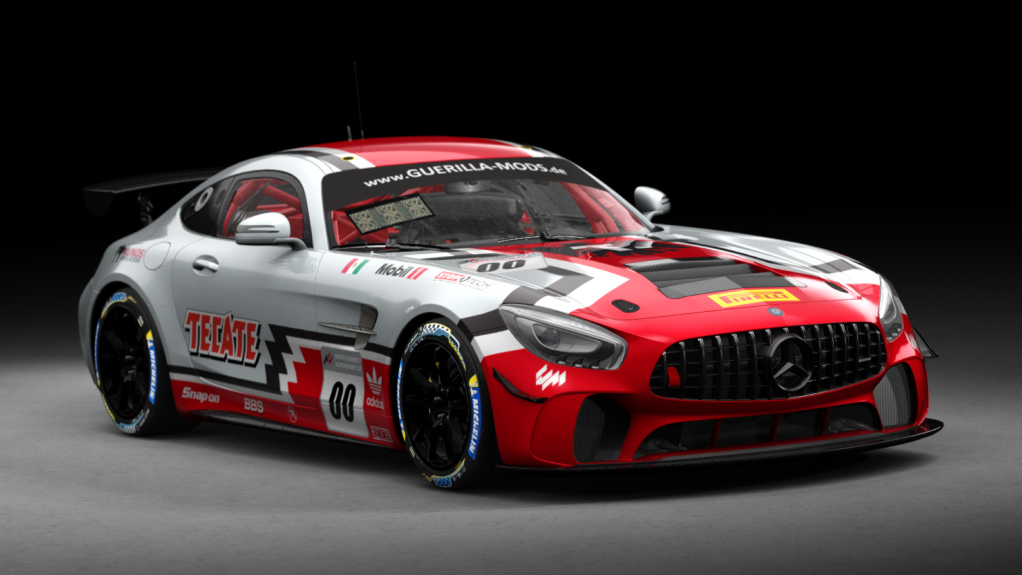 Mercedes AMG GT4, skin 00-tecate