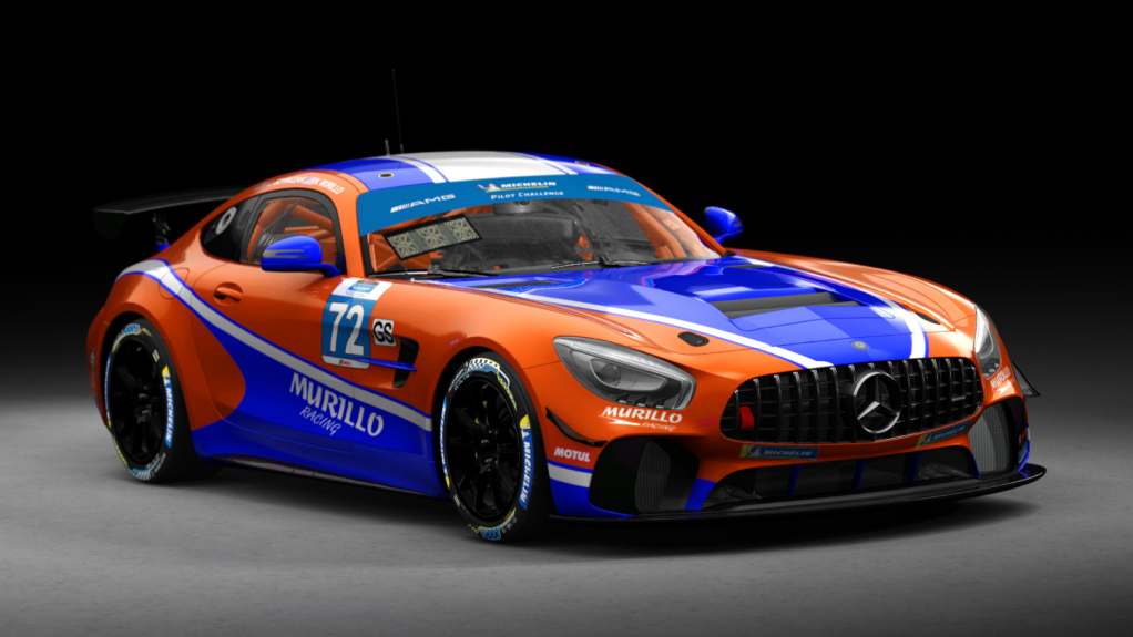 Mercedes AMG GT4, skin 2022_Murillo_Racing_72