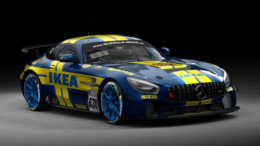 Mercedes AMG GT4, skin 630-ikea