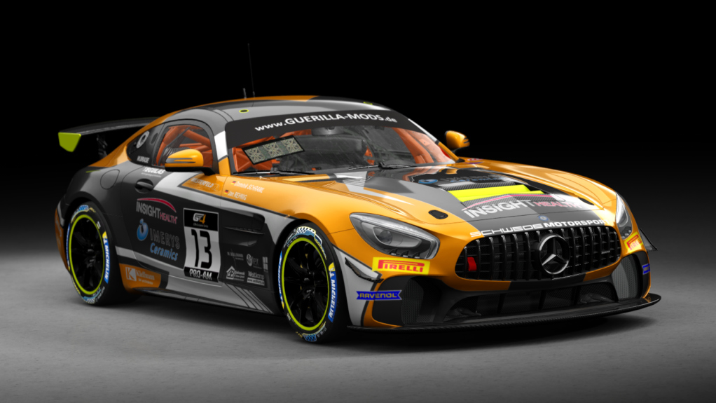 Mercedes AMG GT4, skin gt4_european_series_schwede_13