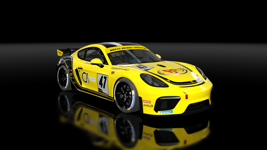 Porsche 718 Cayman GT4 Clubsport, skin LICS_GT4_AZZARELLO_47