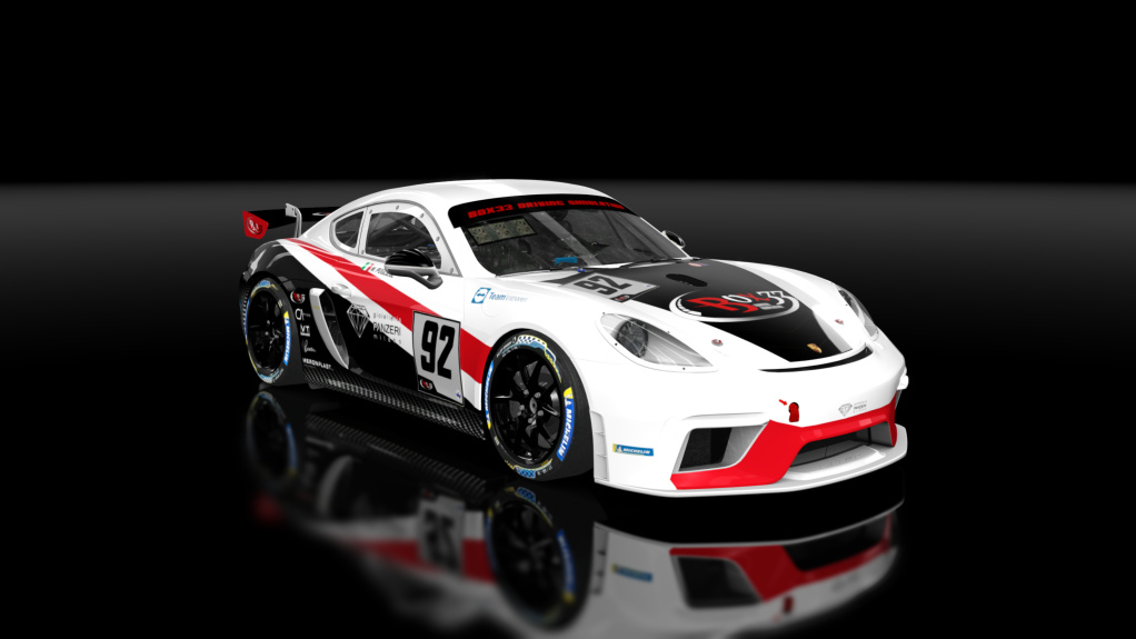 Porsche 718 Cayman GT4 Clubsport, skin LICS_GT4_PUGLIESE_92