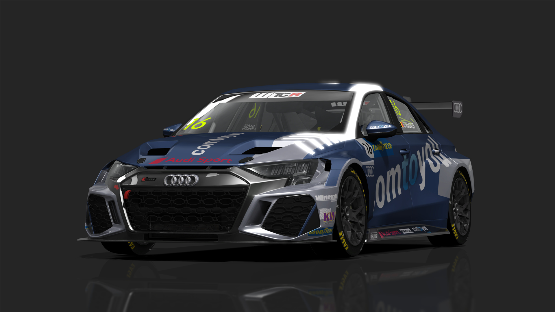 Audi RS3 LMS TCR, skin 16 - Gilles Magnus