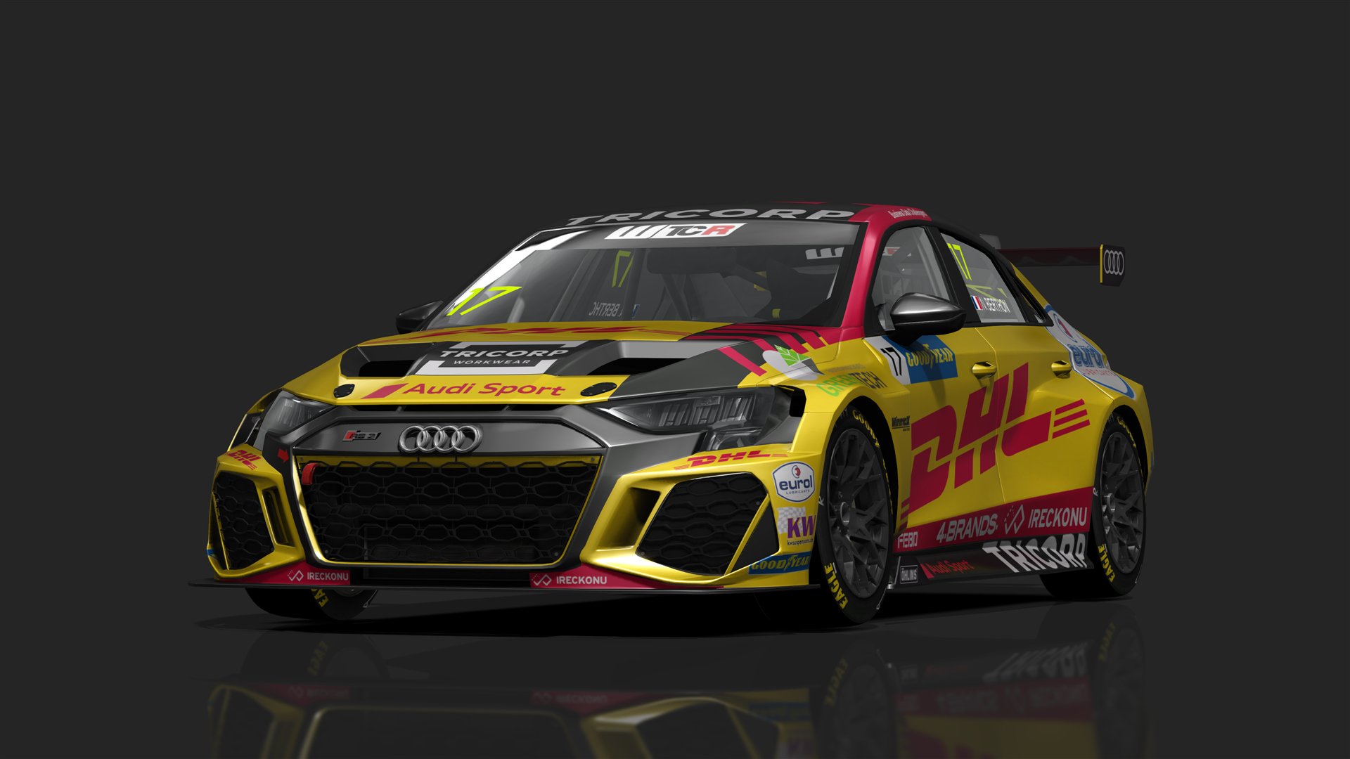 Audi RS3 LMS TCR, skin 17 - Nathanaël Berthon