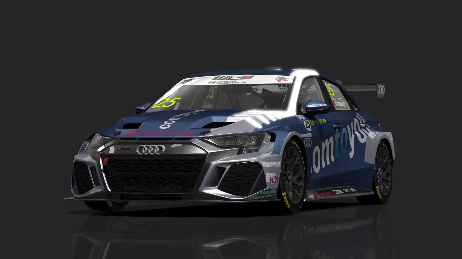 Audi RS3 LMS TCR, skin 25 - Mehdi Bennani