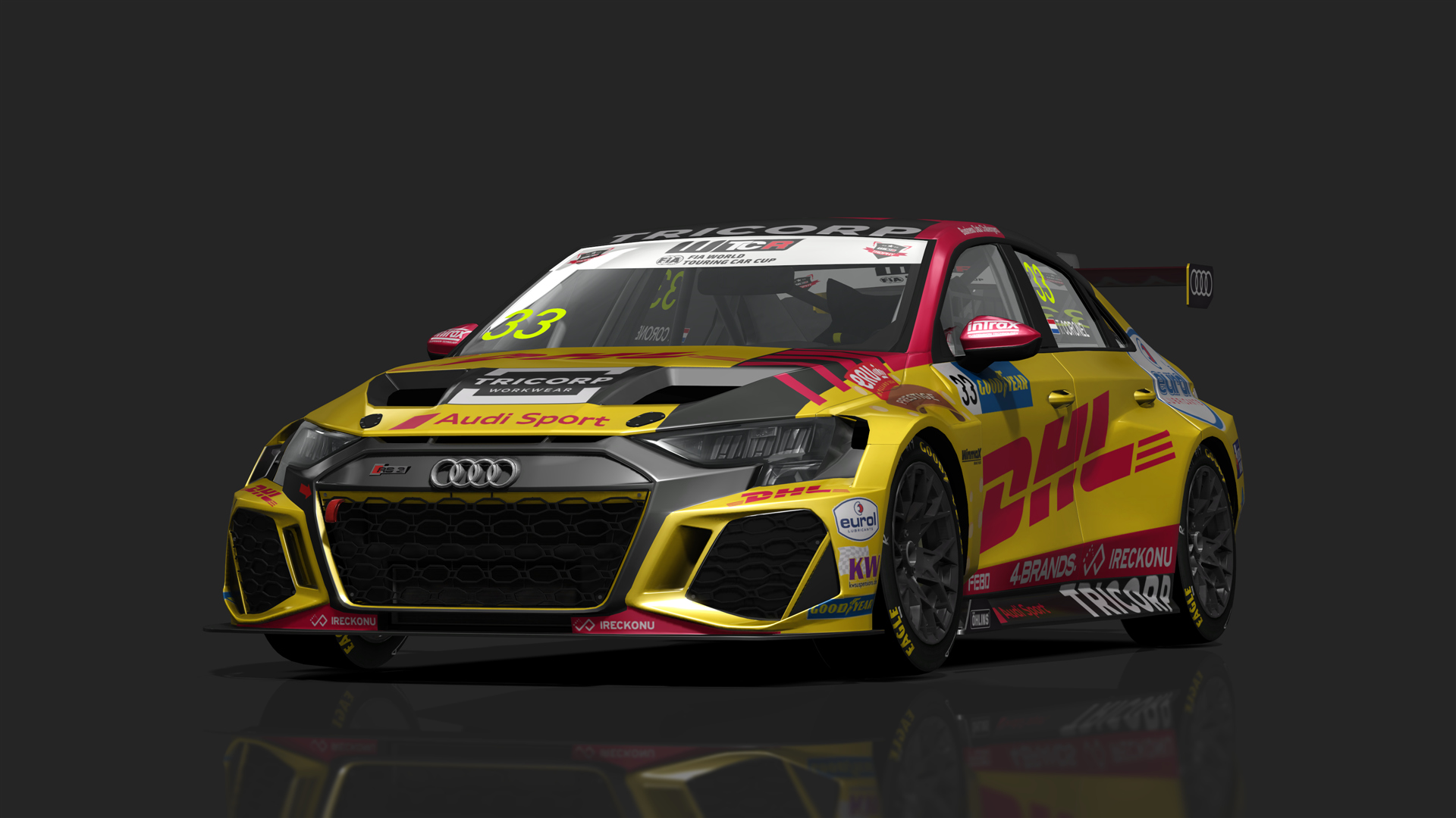 Audi RS3 LMS TCR, skin 33 - Tom Coronel