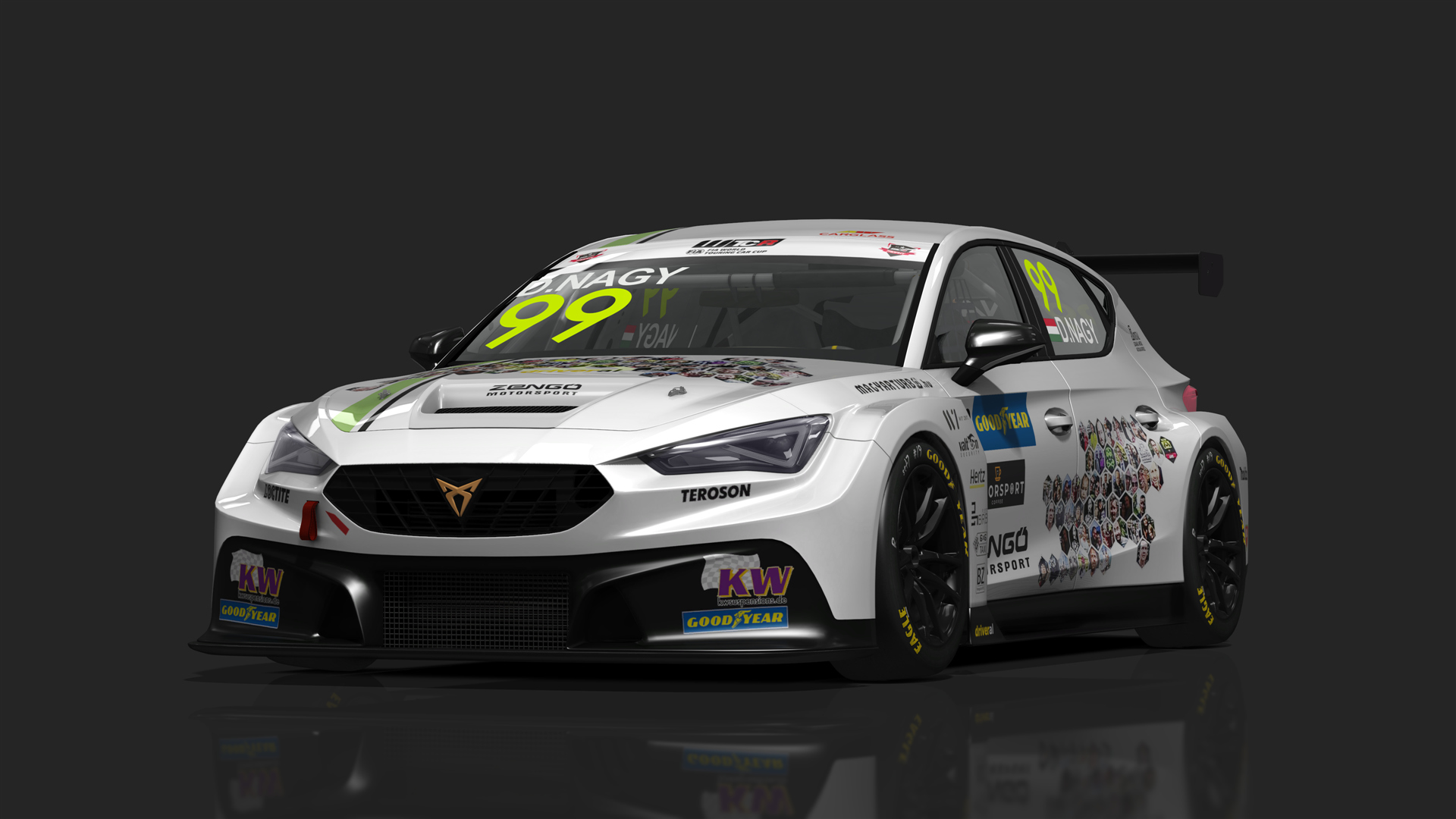 Cupra Leon Competición WTCR 2022, skin 99 - Dániel Nagy