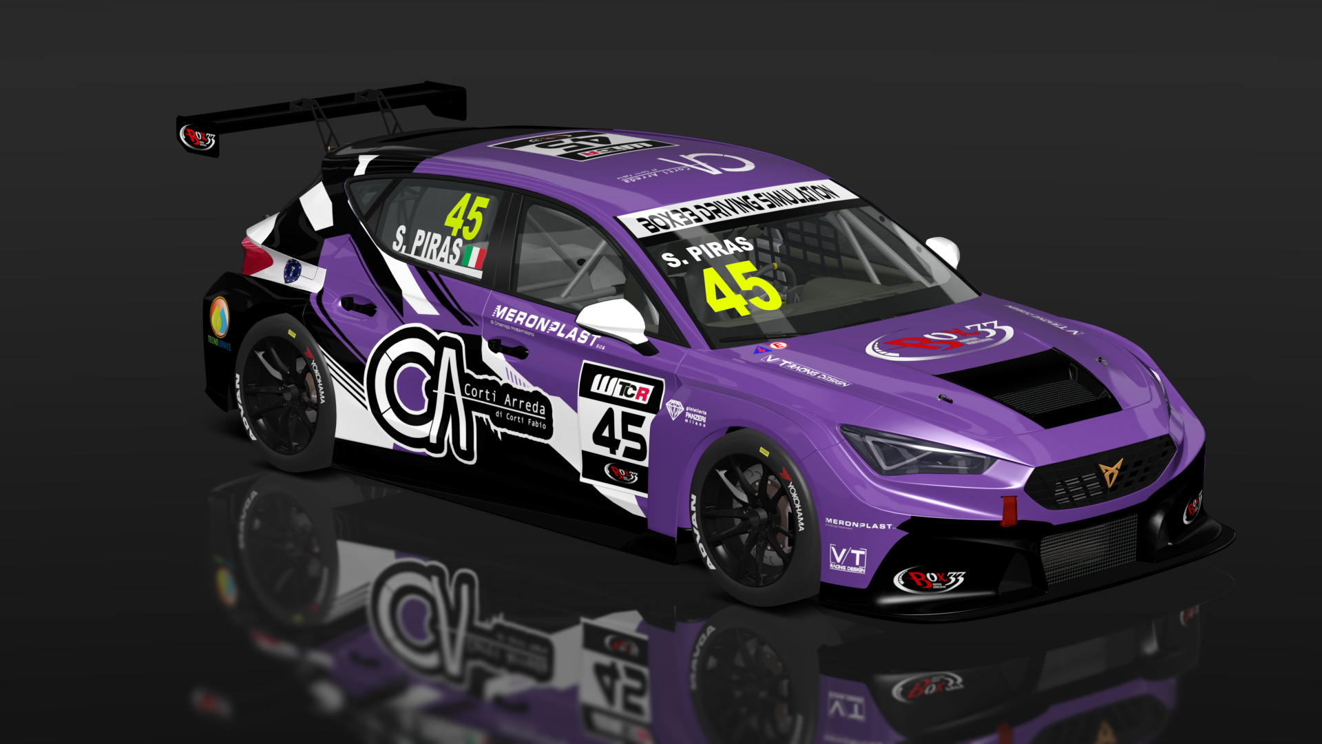 Cupra Leon Competición WTCR 2022, skin piras_45