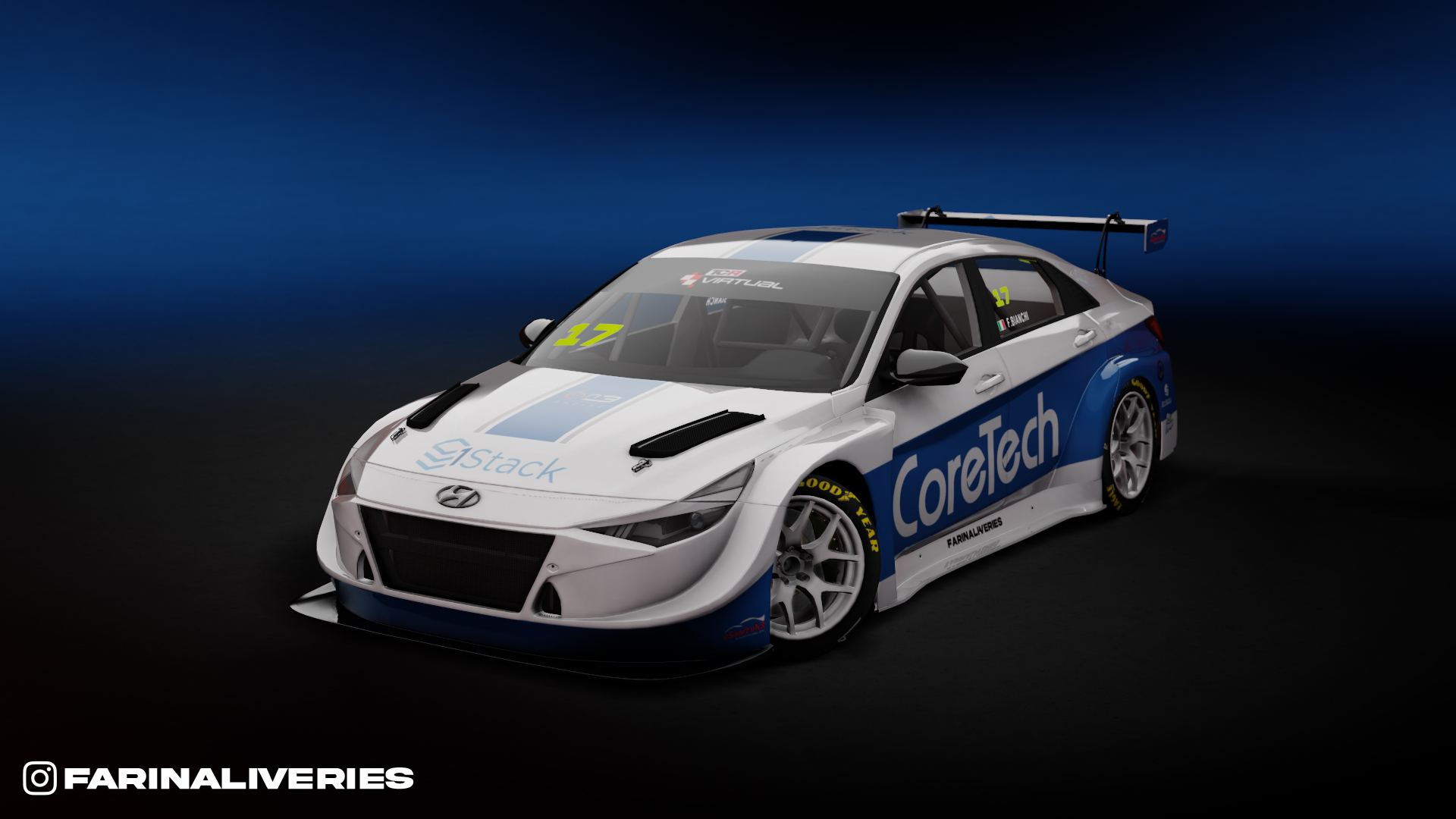 Hyundai Elantra N TCR, skin coretech_bianchi_17