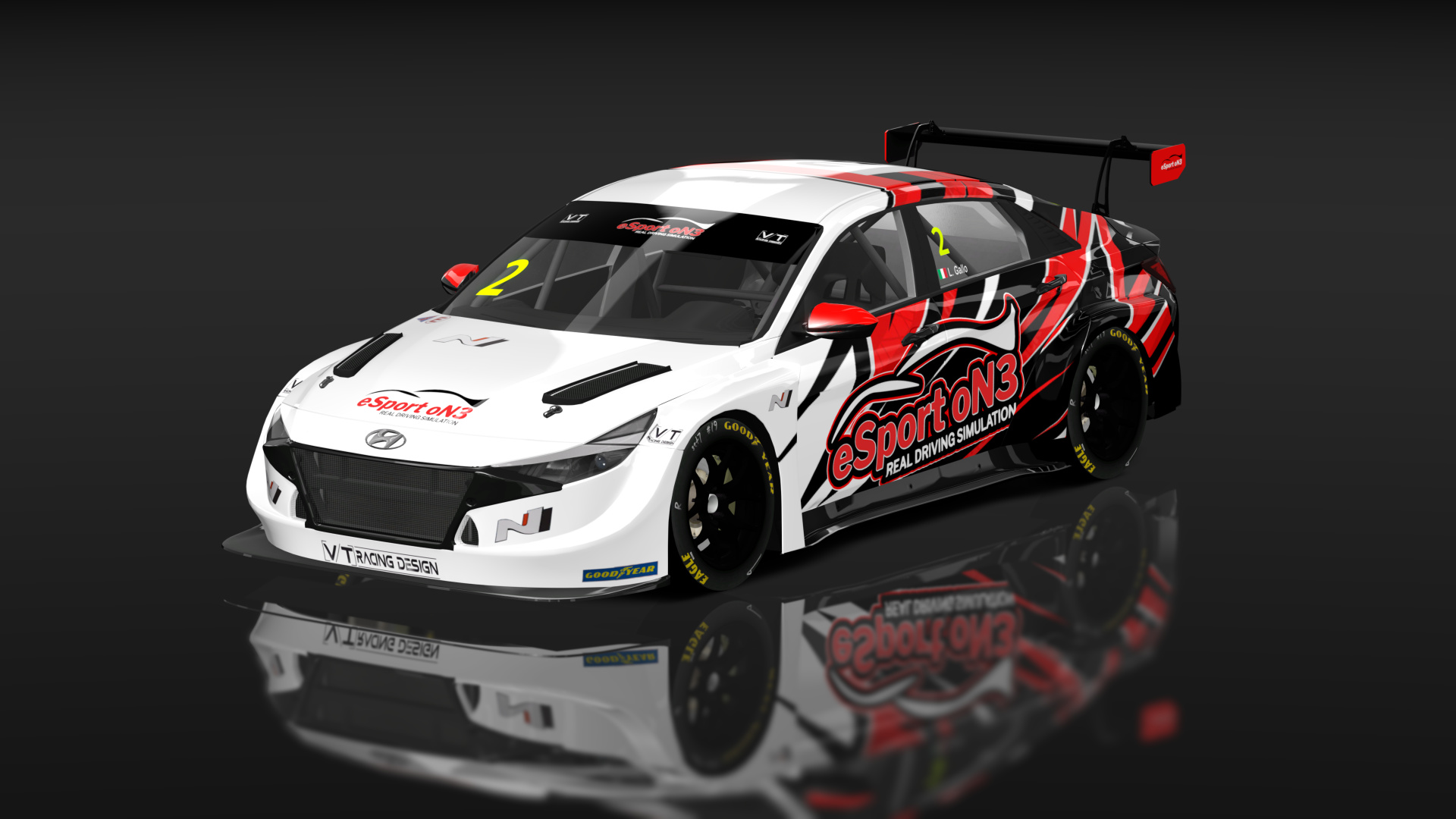 Hyundai Elantra N TCR, skin esportOn3_gallo_2