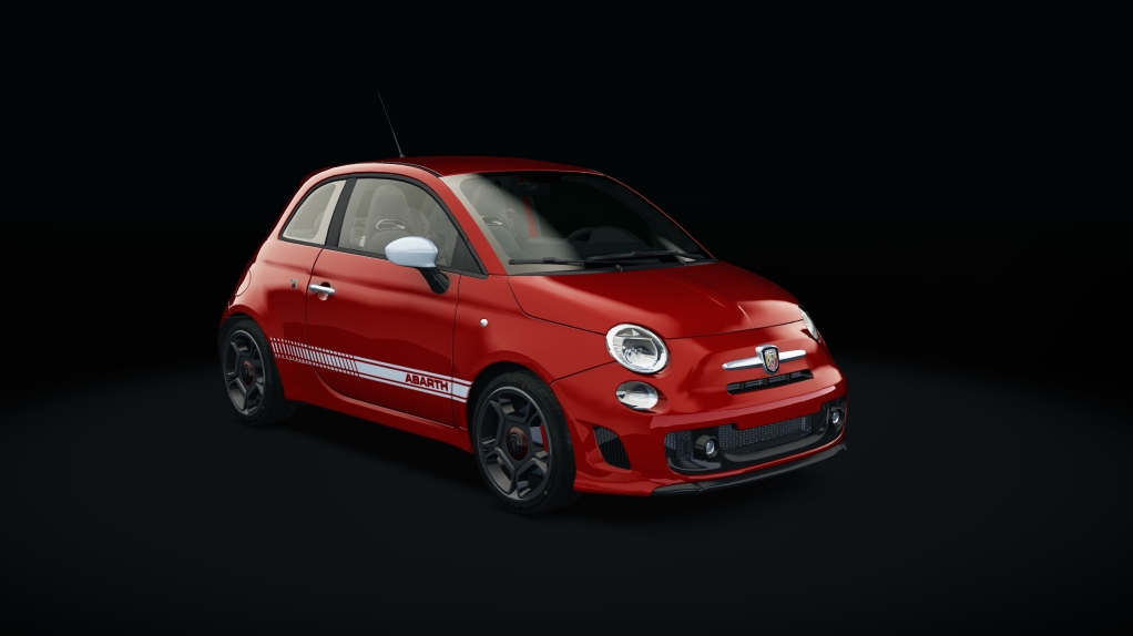 Abarth 500 EsseEsse, skin red_white