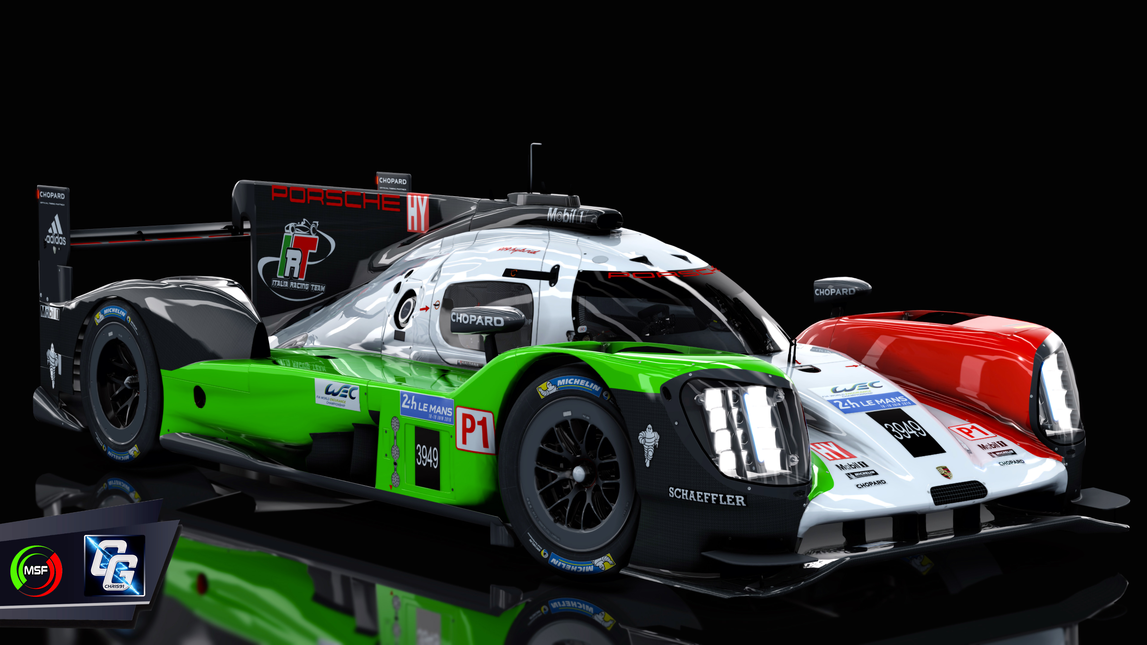 Porsche 919 Hybrid 2016, skin Italian Racing Team