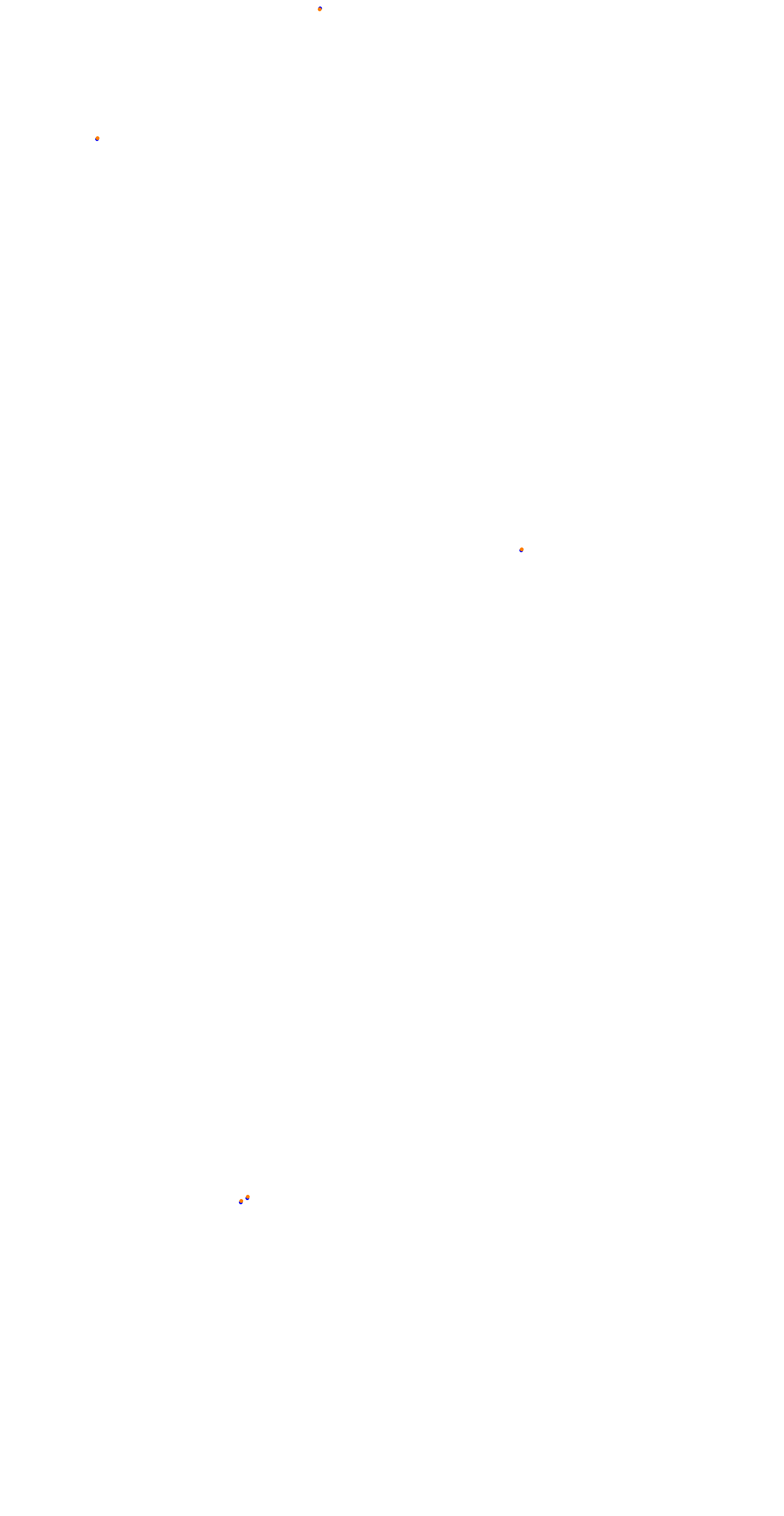 Circuit de la Sarthe (Le Mans) Night collisions