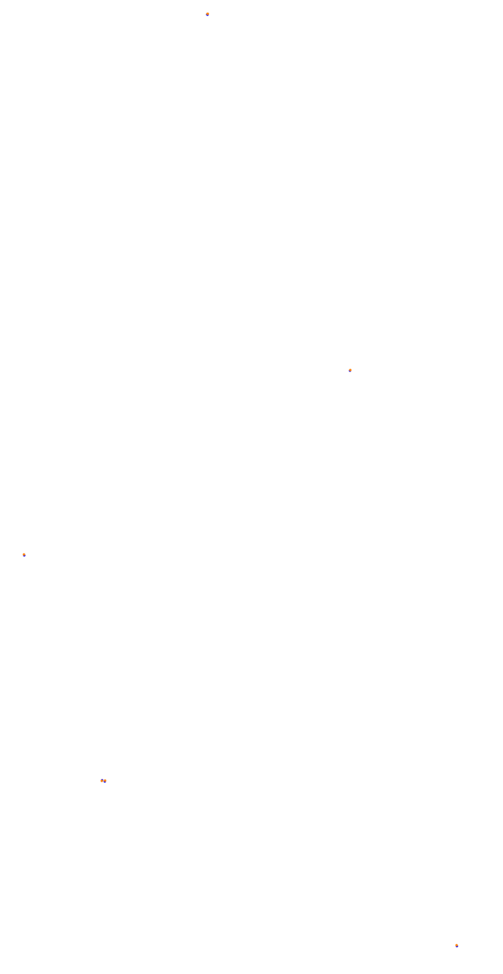 Circuit de la Sarthe (Le Mans) Night collisions