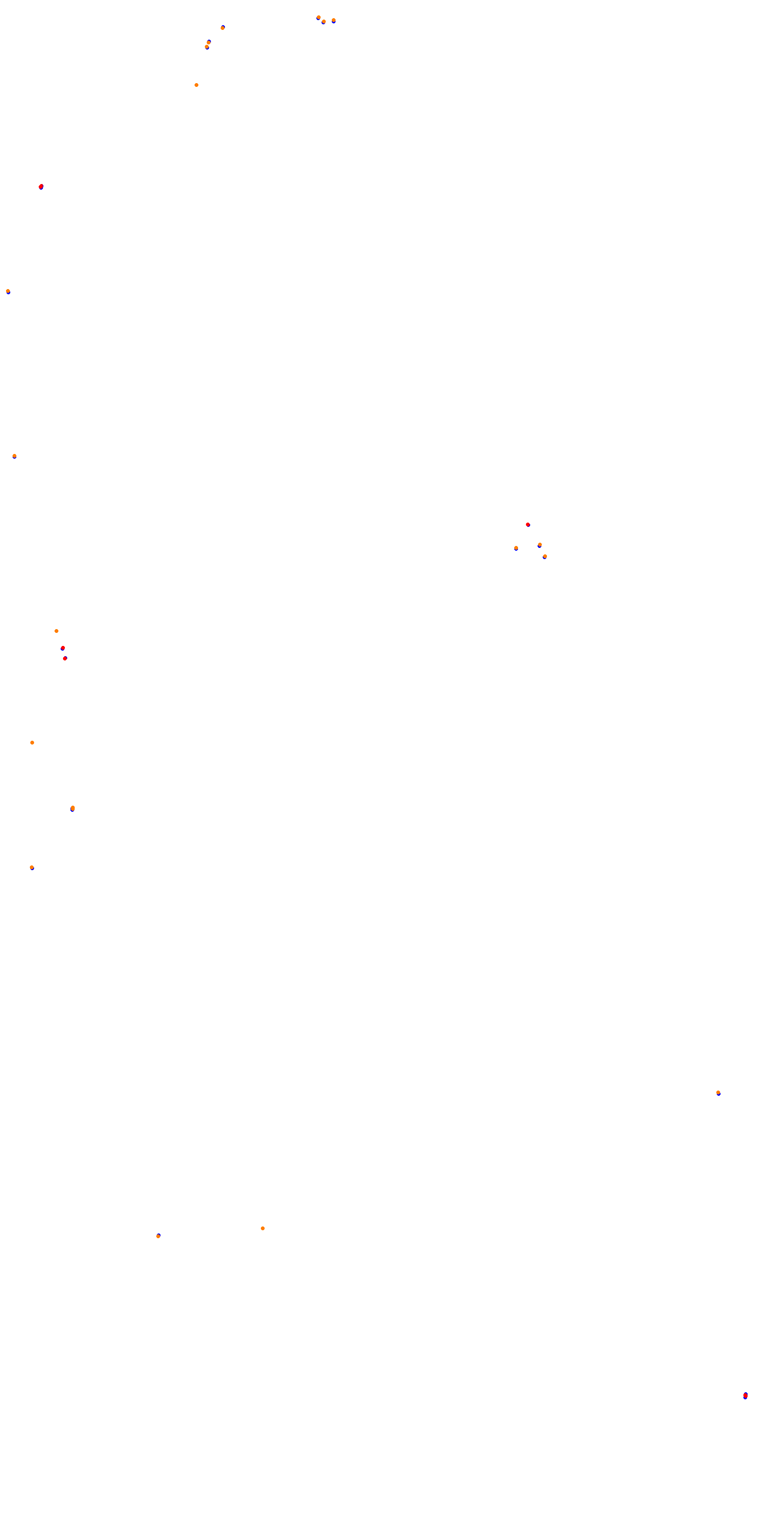 Circuit de la Sarthe (Le Mans) Night collisions