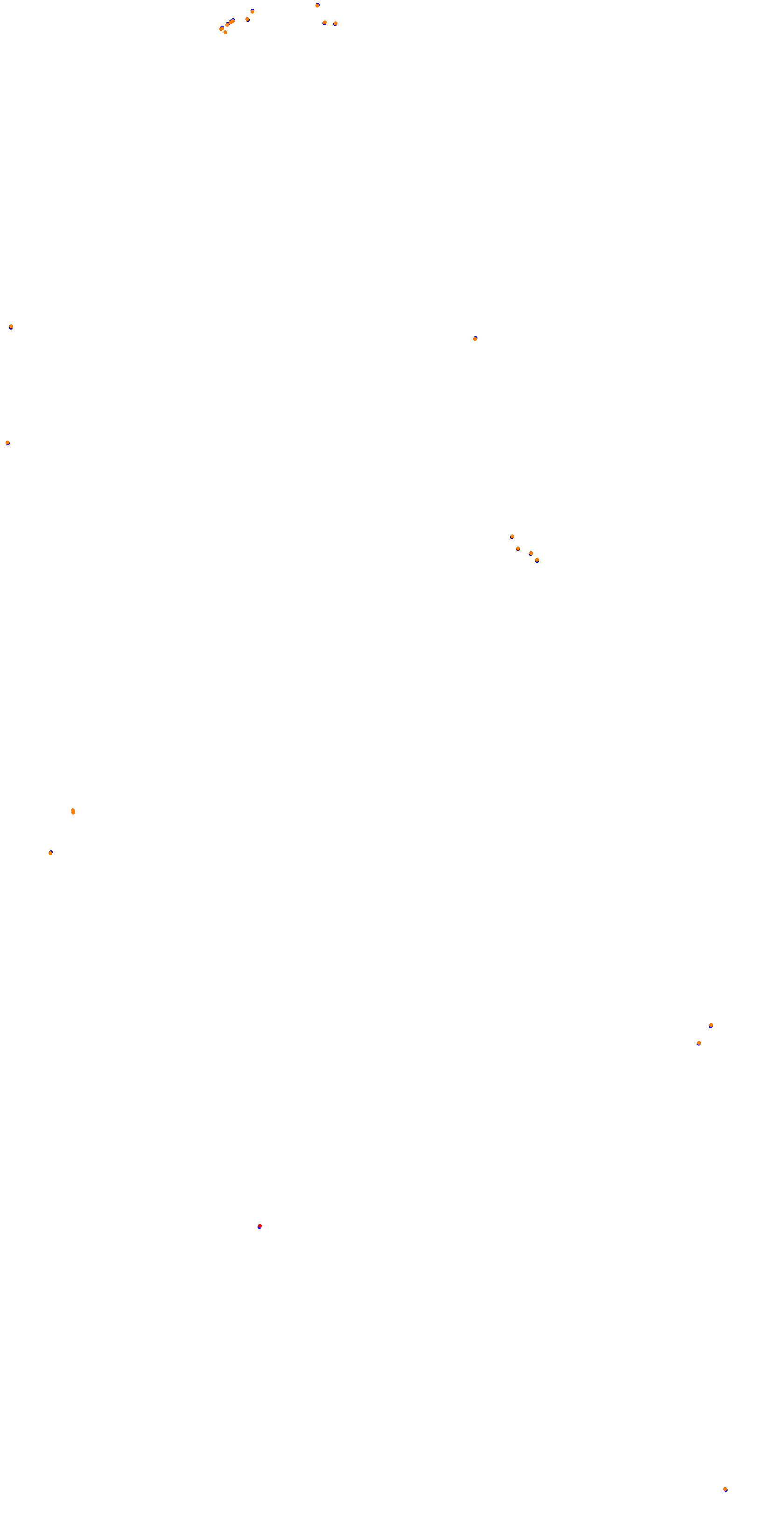 Circuit de la Sarthe (Le Mans) Night collisions