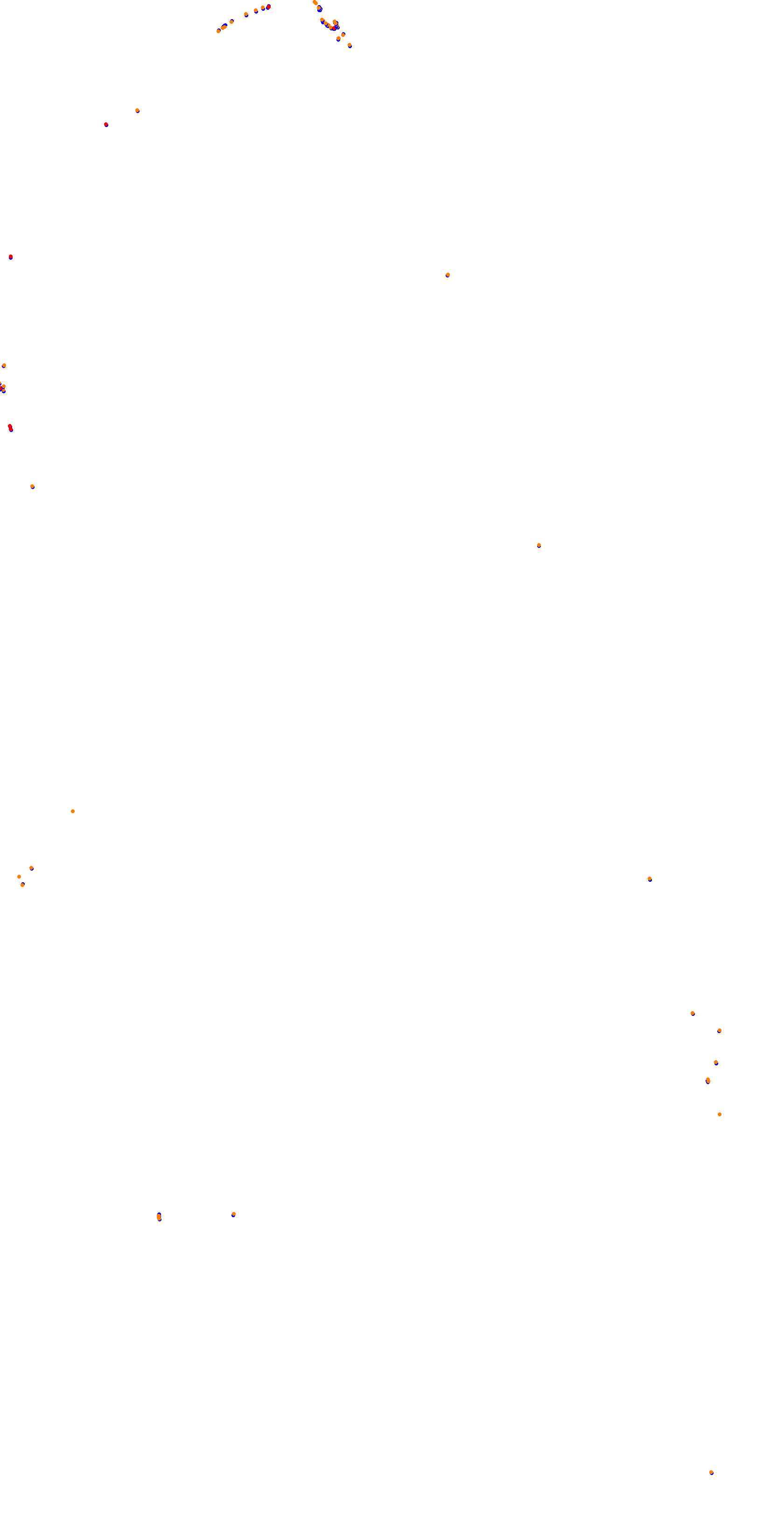 Circuit de la Sarthe (Le Mans) Night collisions