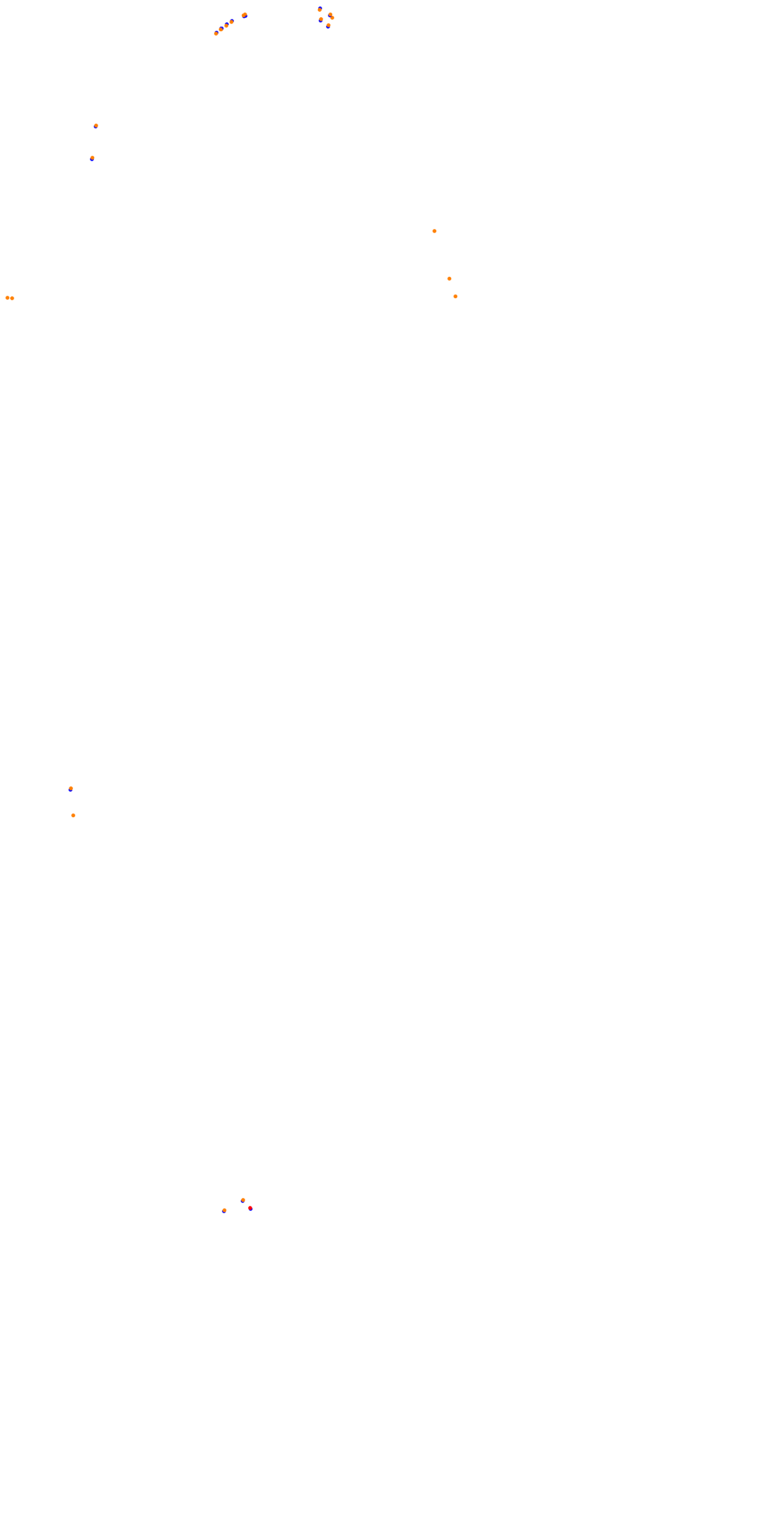 Circuit de la Sarthe (Le Mans) Night collisions