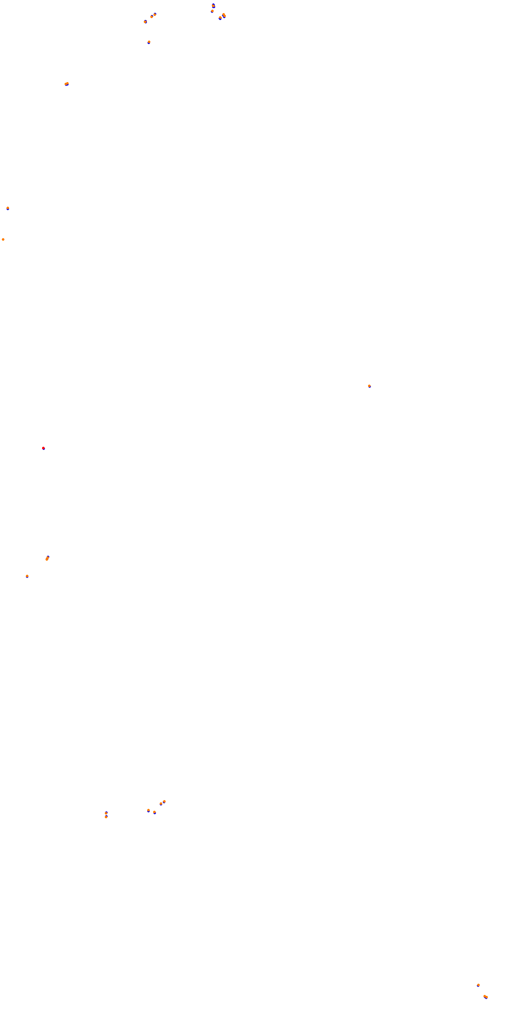 Circuit de la Sarthe (Le Mans) Night collisions