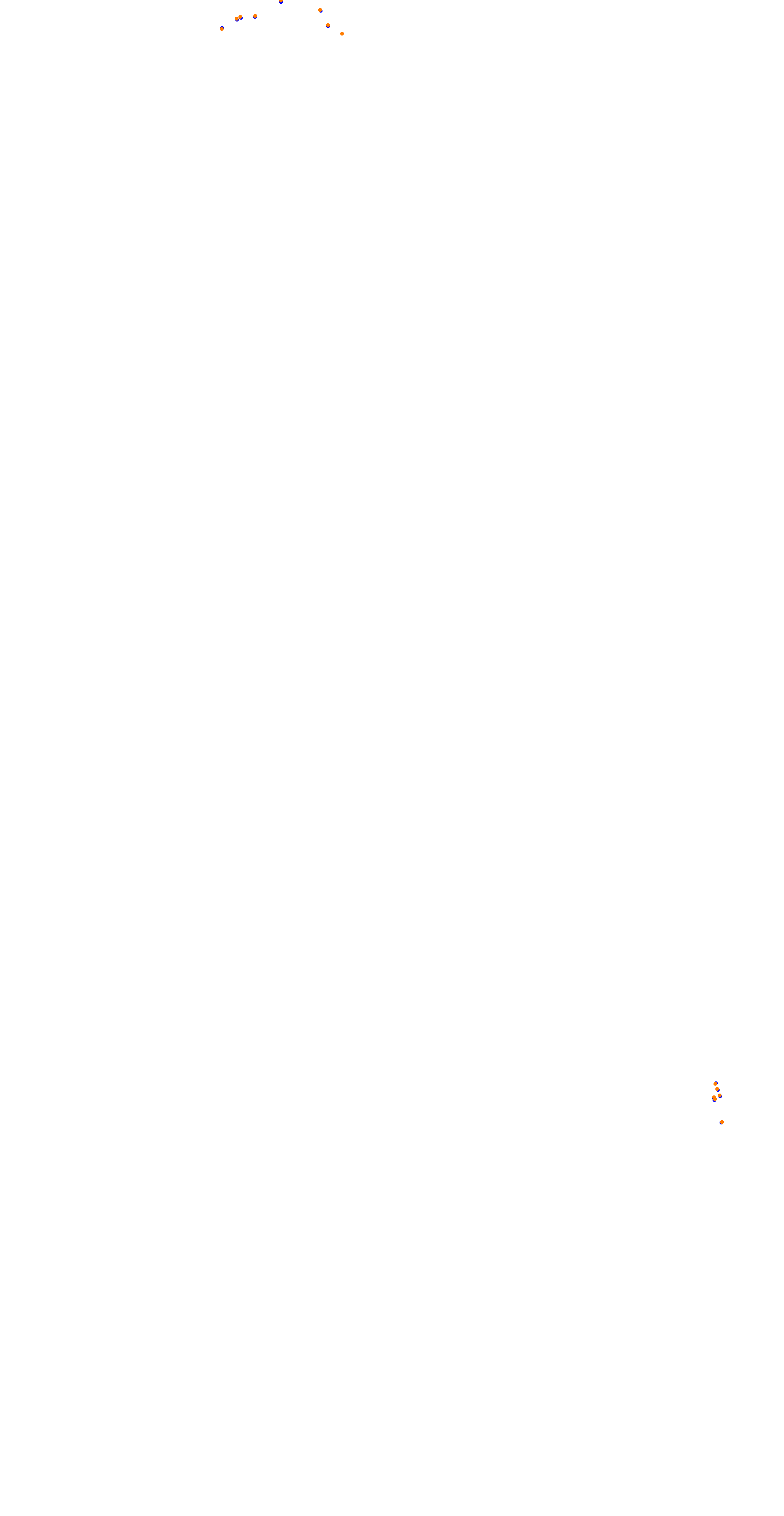 Circuit de la Sarthe (Le Mans) Night collisions