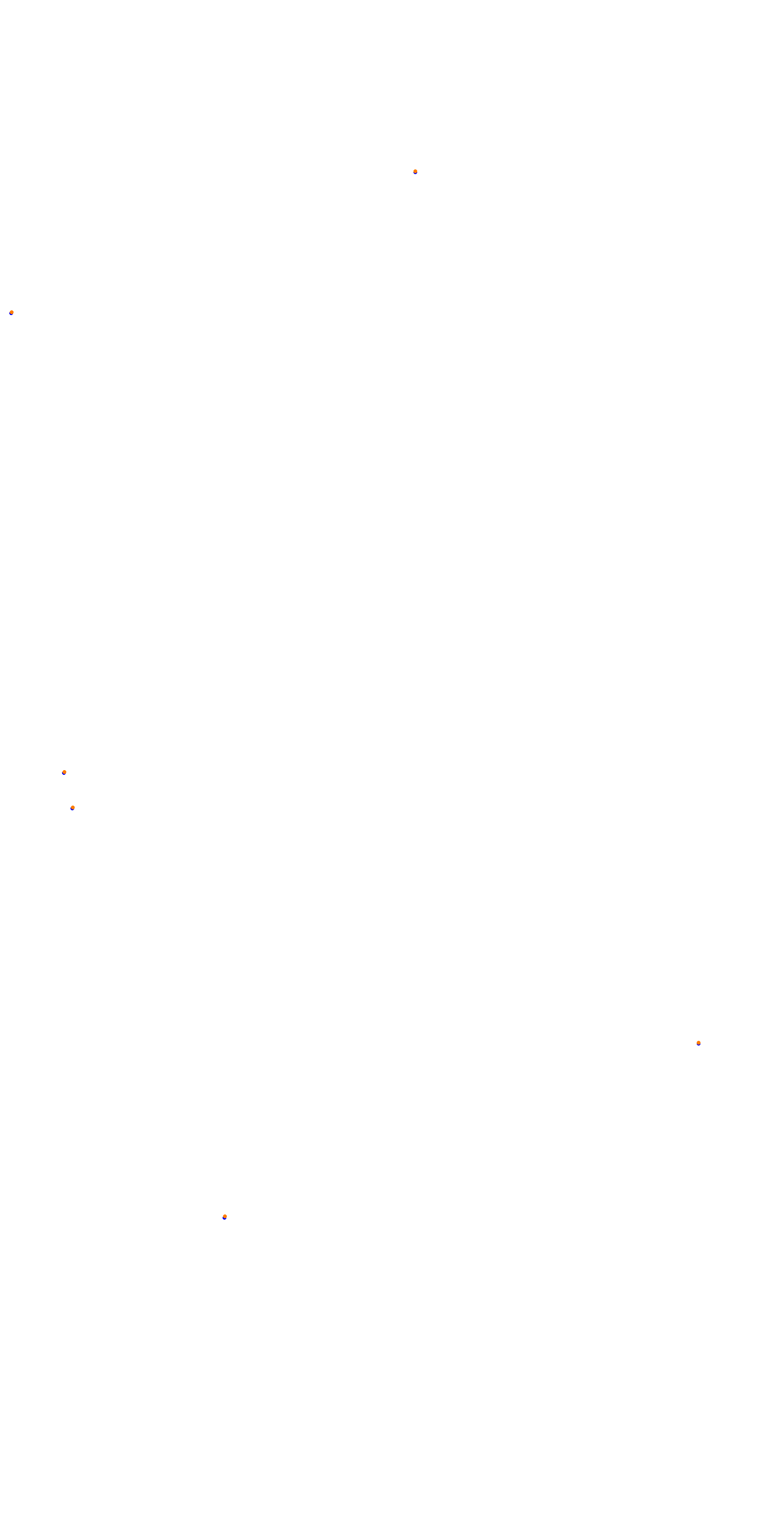 Circuit de la Sarthe (Le Mans) Night collisions