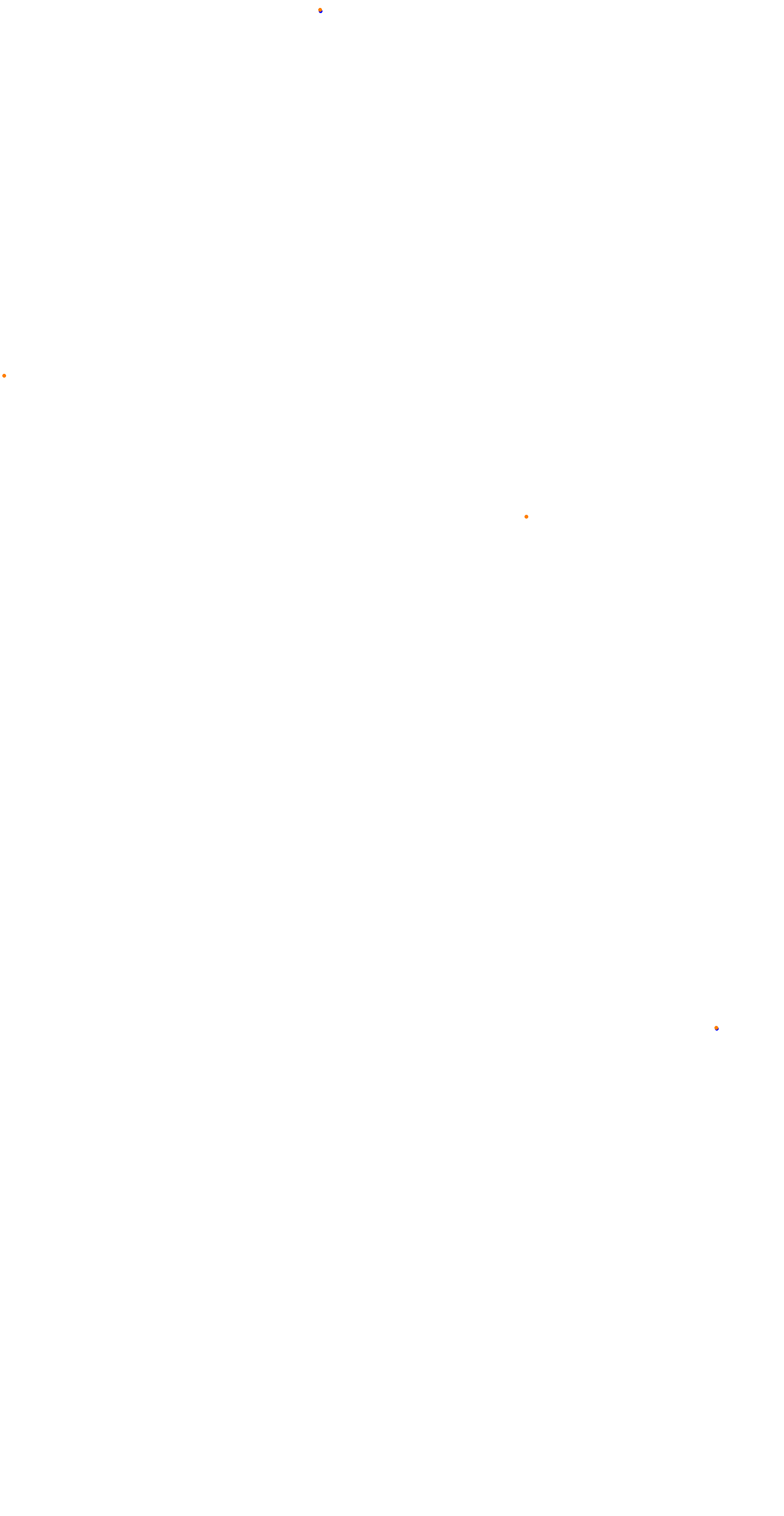 Circuit de la Sarthe (Le Mans) Night collisions