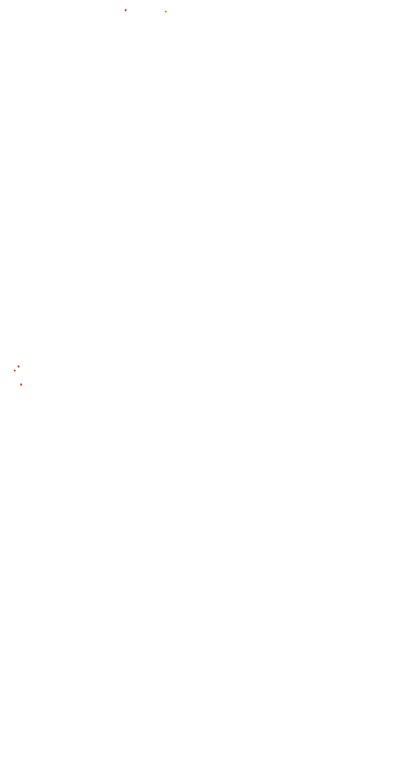 Circuit de la Sarthe (Le Mans) Night collisions