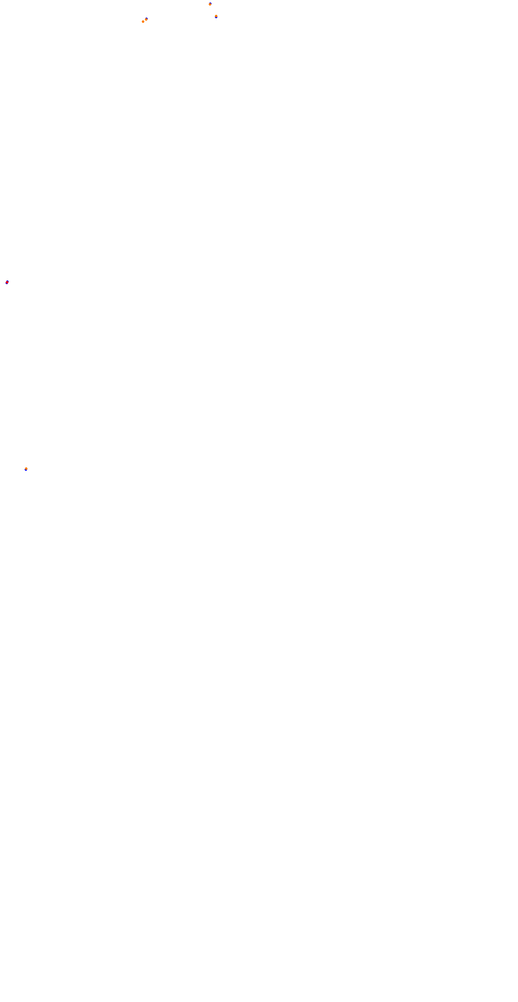 Circuit de la Sarthe (Le Mans) Night collisions