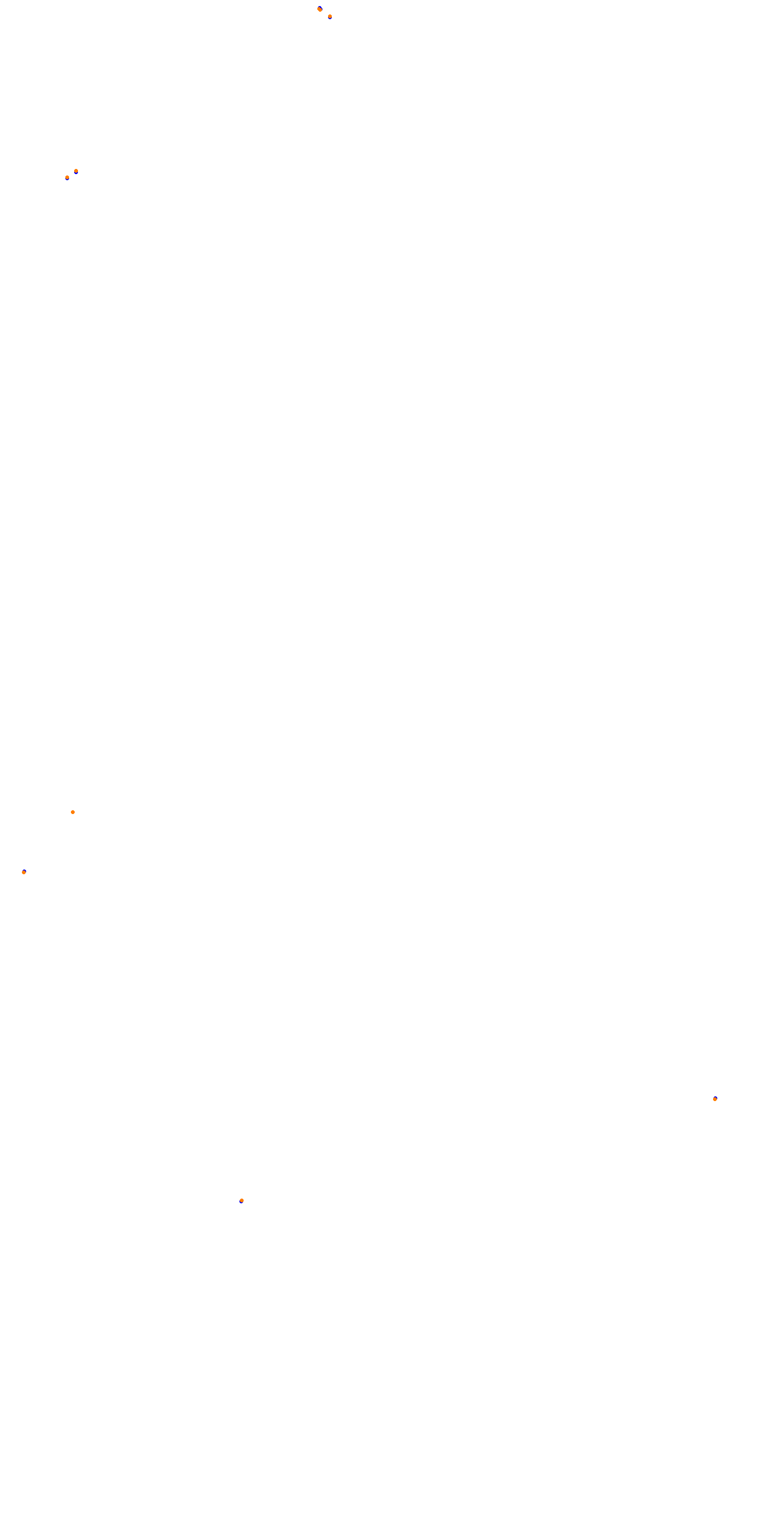 Circuit de la Sarthe (Le Mans) Night collisions