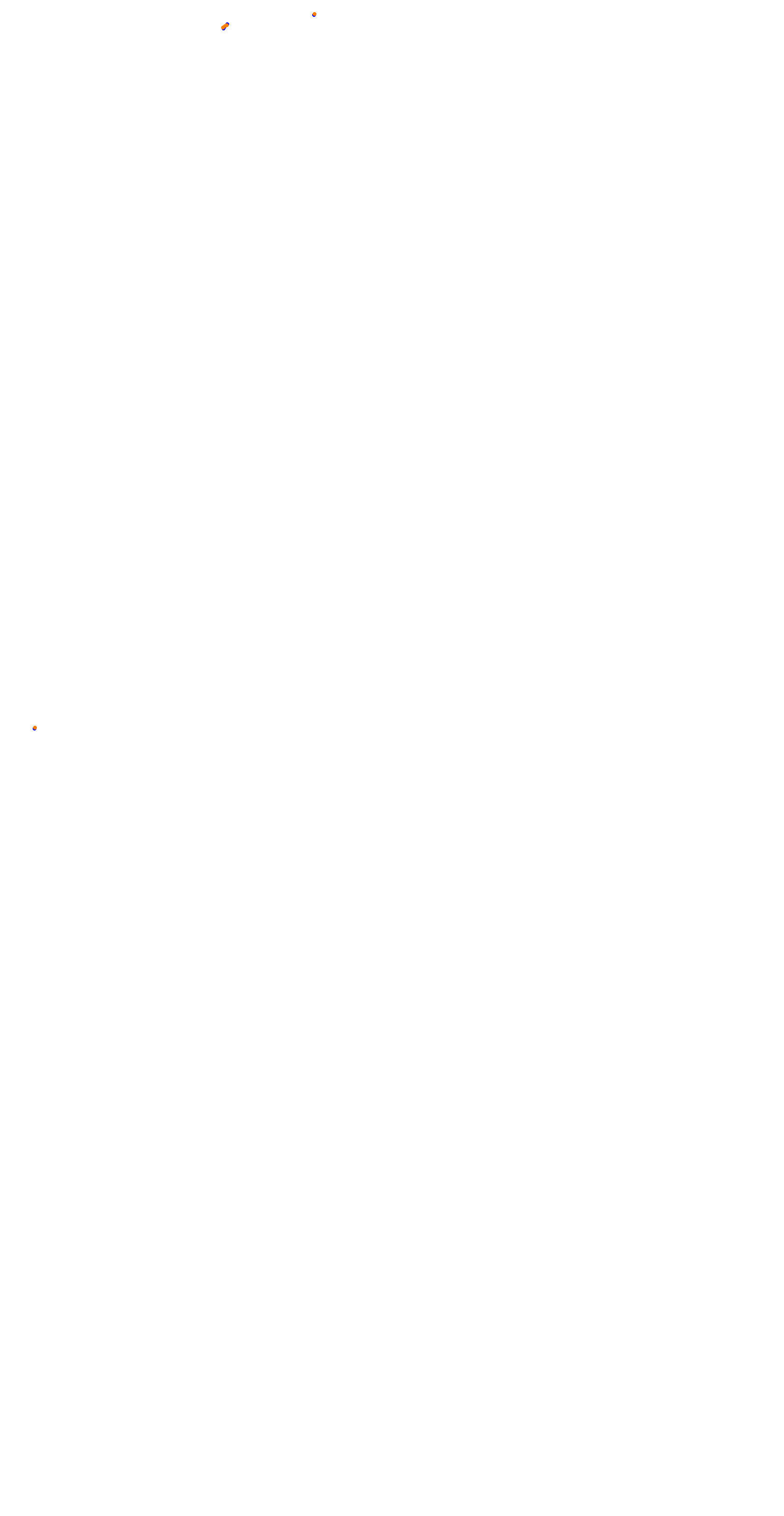 Circuit de la Sarthe (Le Mans) Night collisions