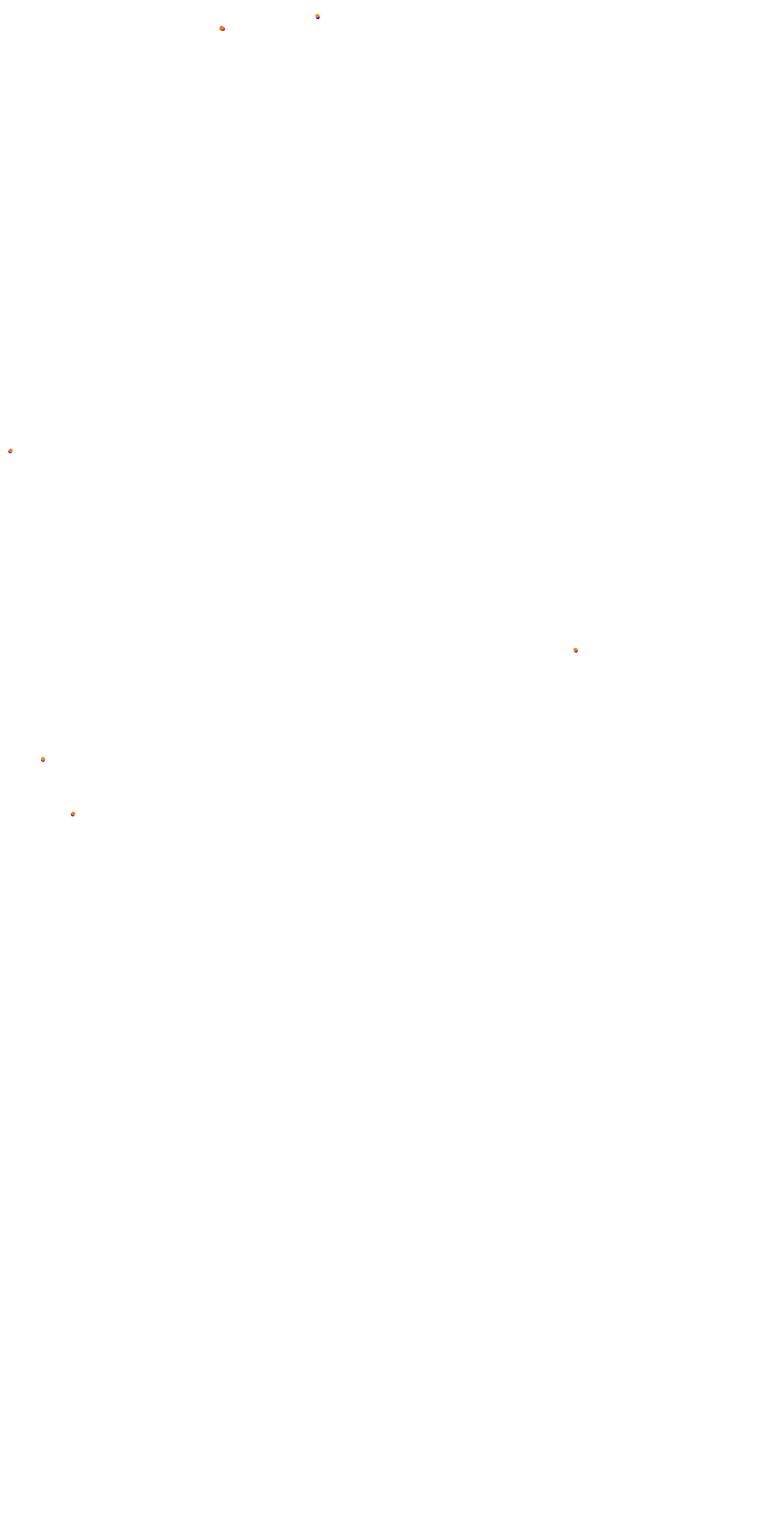 Circuit de la Sarthe (Le Mans) Night collisions