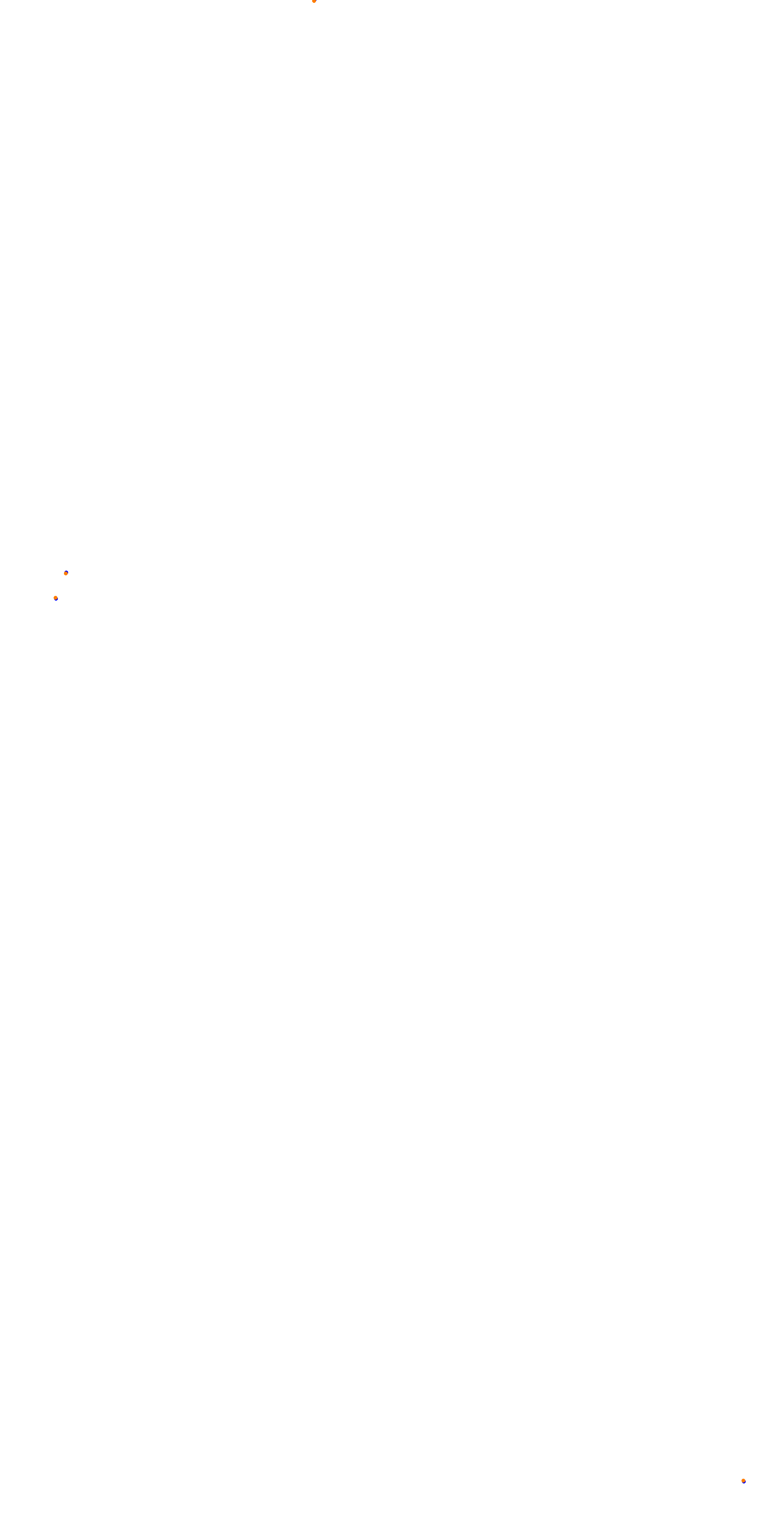 Circuit de la Sarthe (Le Mans) Night collisions