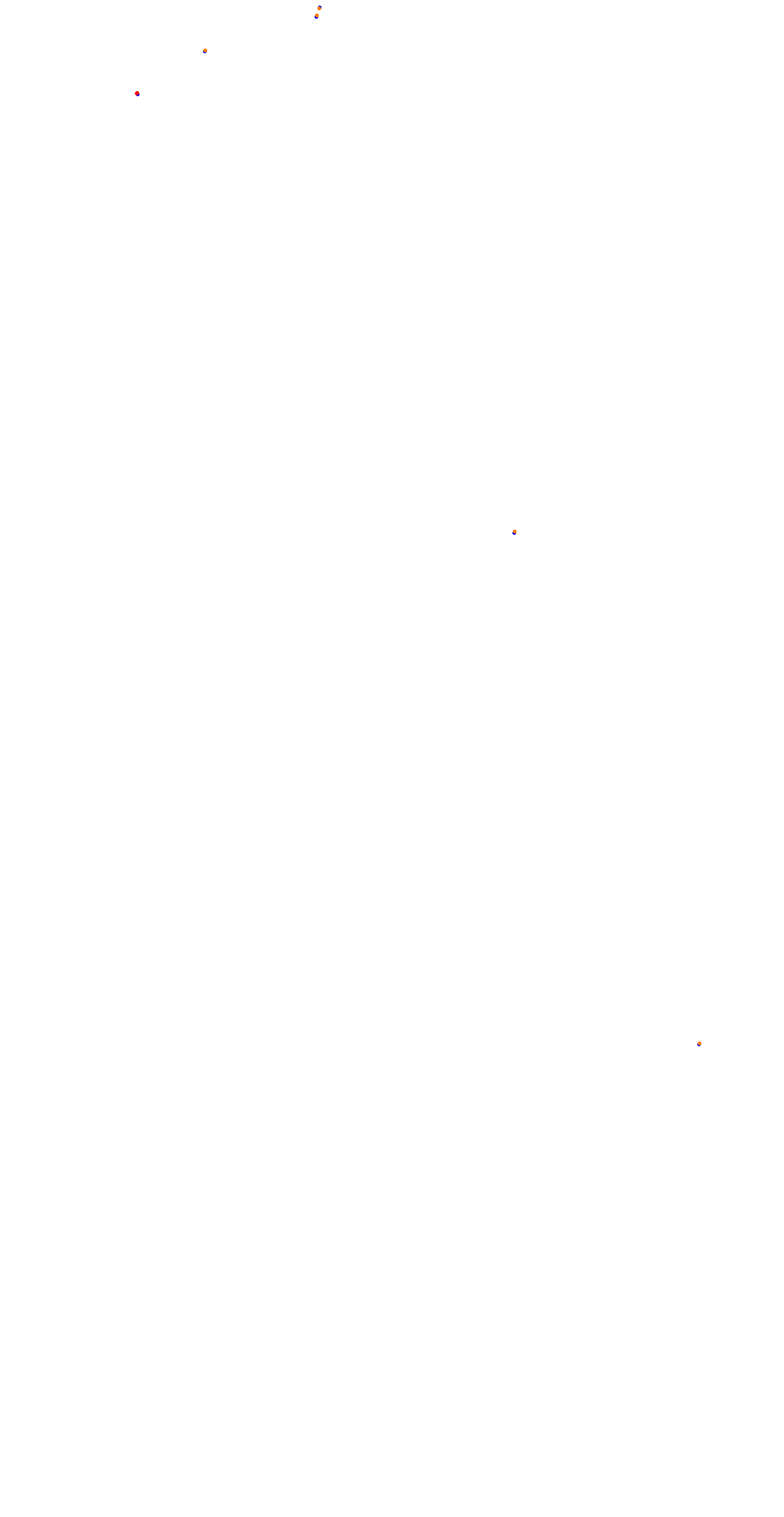 Circuit de la Sarthe (Le Mans) Night collisions