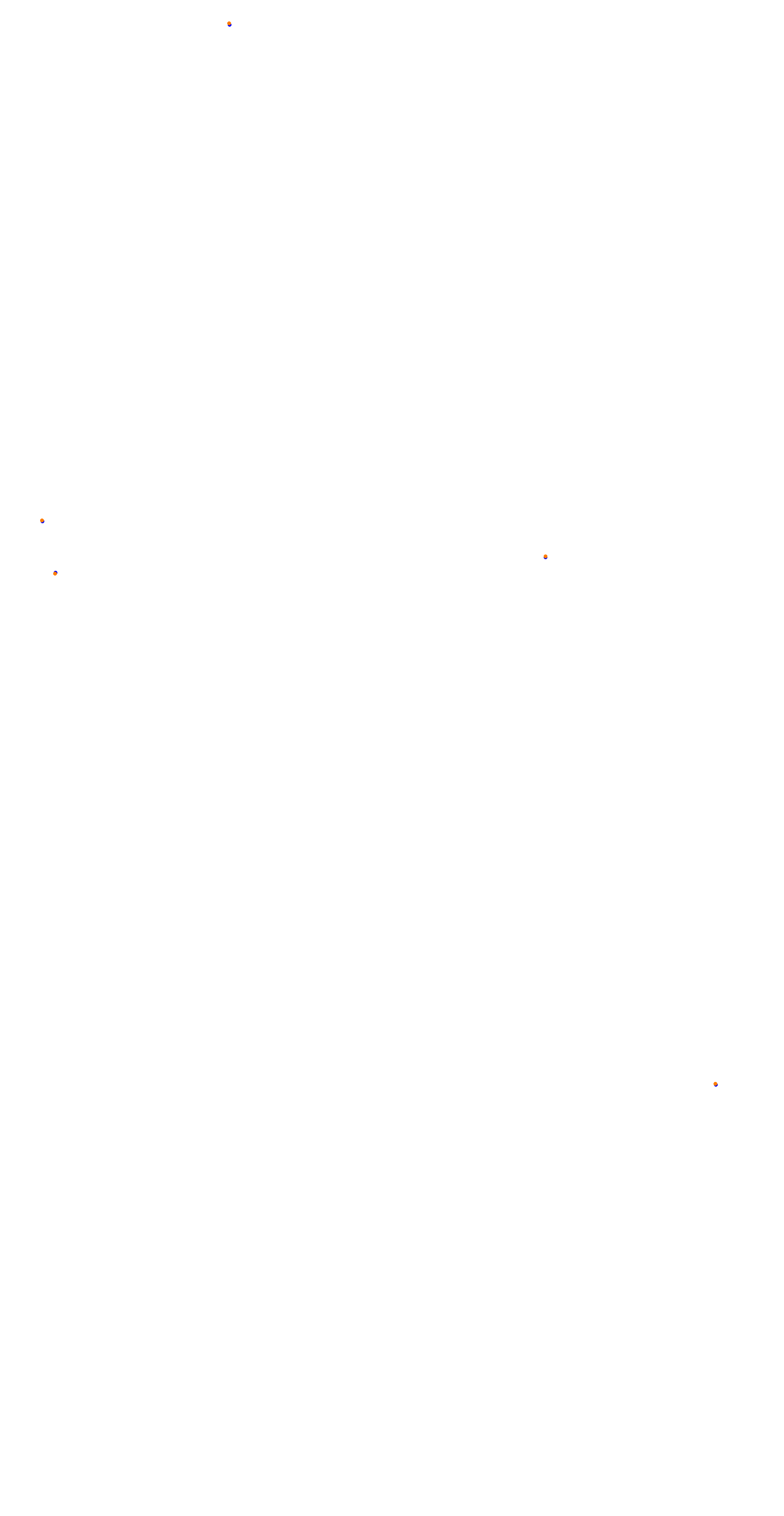 Circuit de la Sarthe (Le Mans) Night collisions