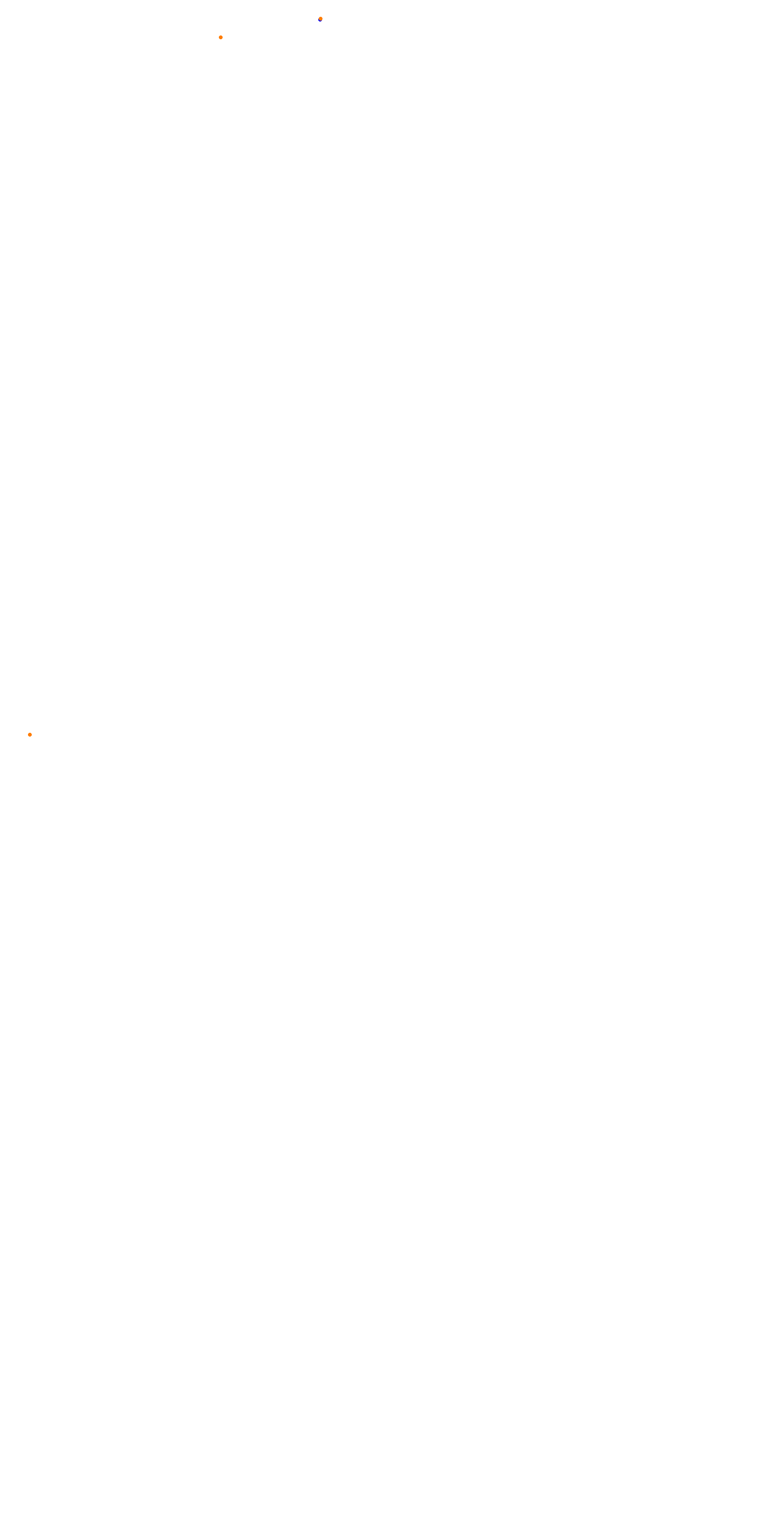 Circuit de la Sarthe (Le Mans) Night collisions