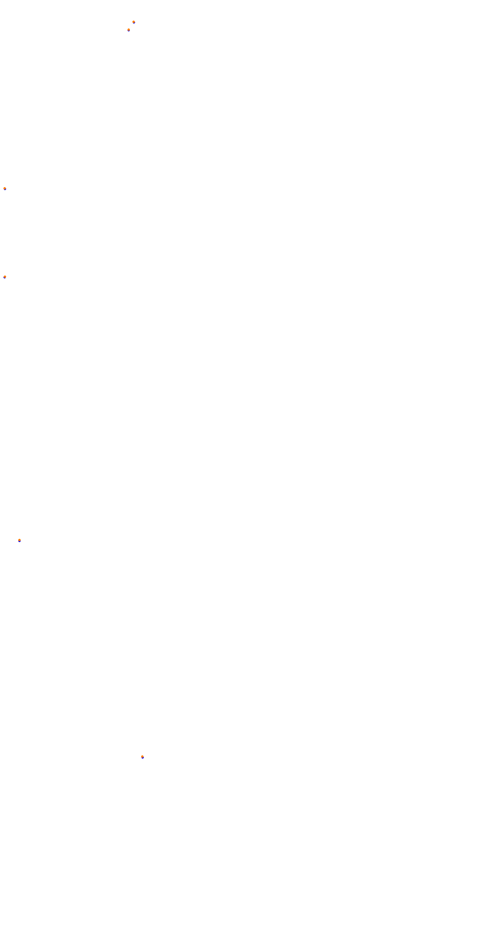 Circuit de la Sarthe (Le Mans) Night collisions