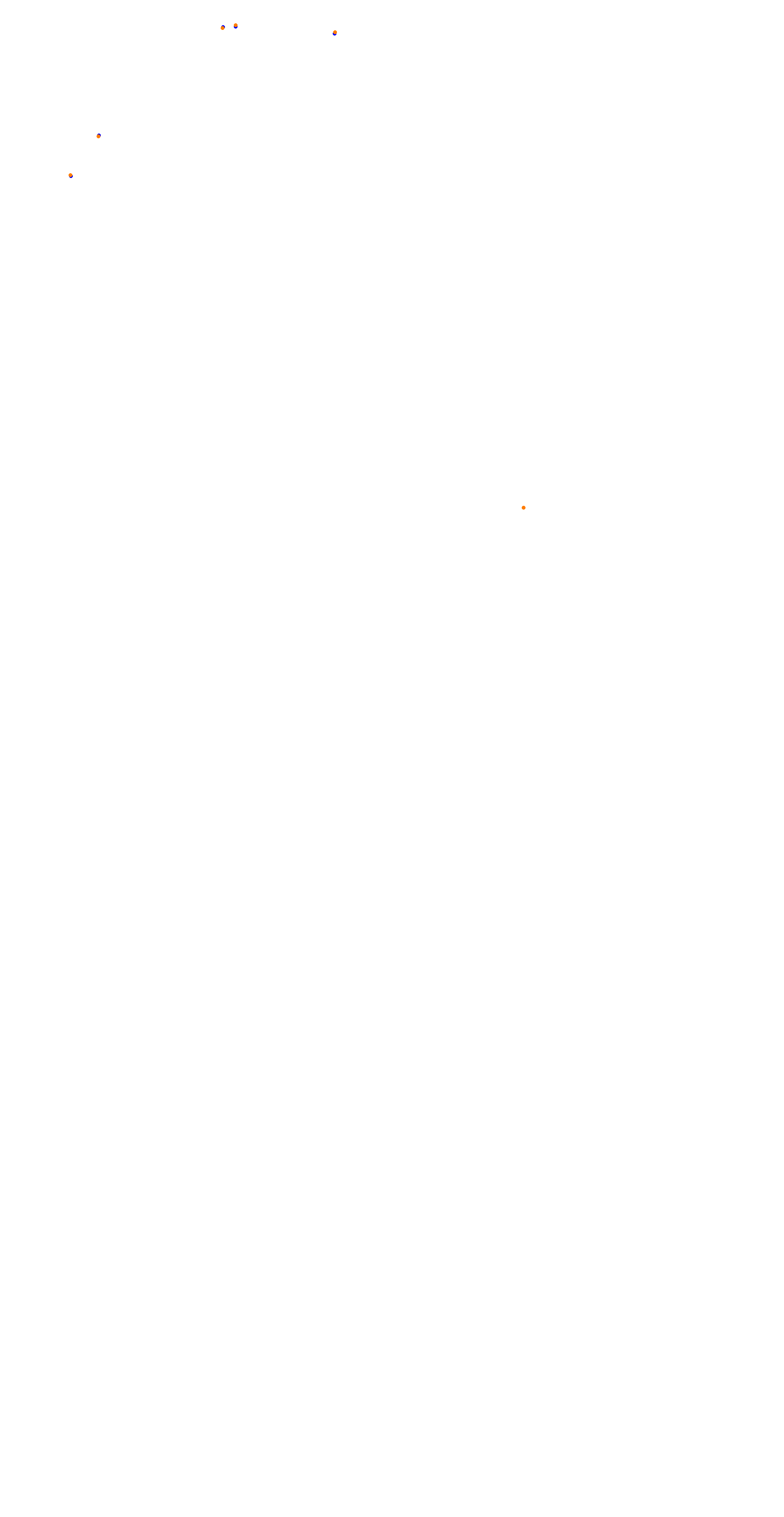 Circuit de la Sarthe (Le Mans) Night collisions